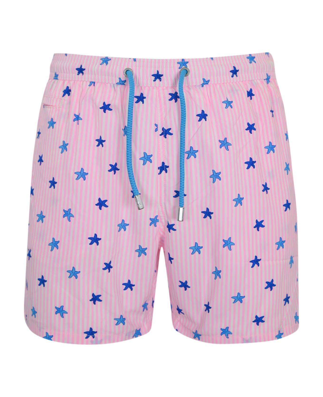 MC2 Saint Barth Comfort Light Swimsuit With Starfish Print - Rosa