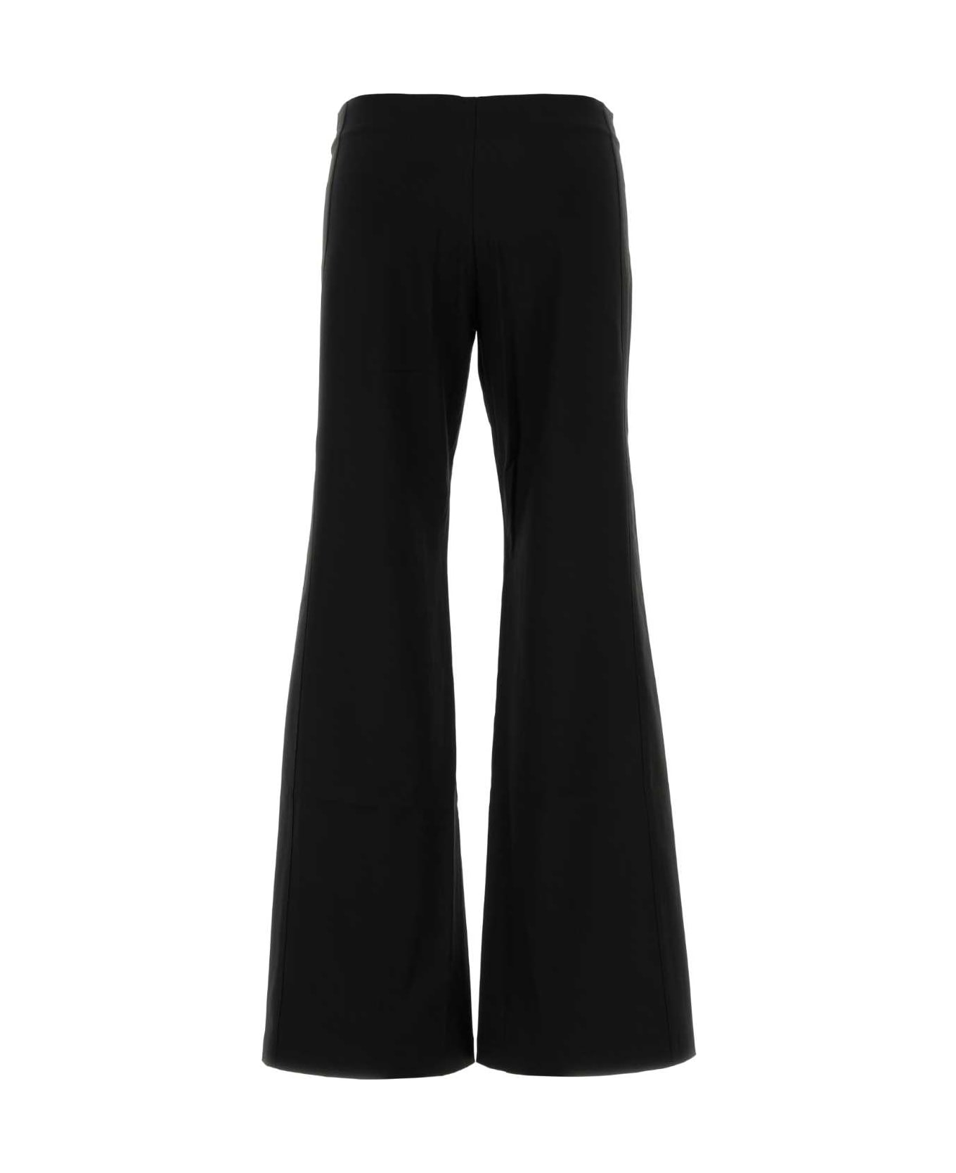 Gimaguas Black Stretch Polyester Blend Nicole Pant - BLACK