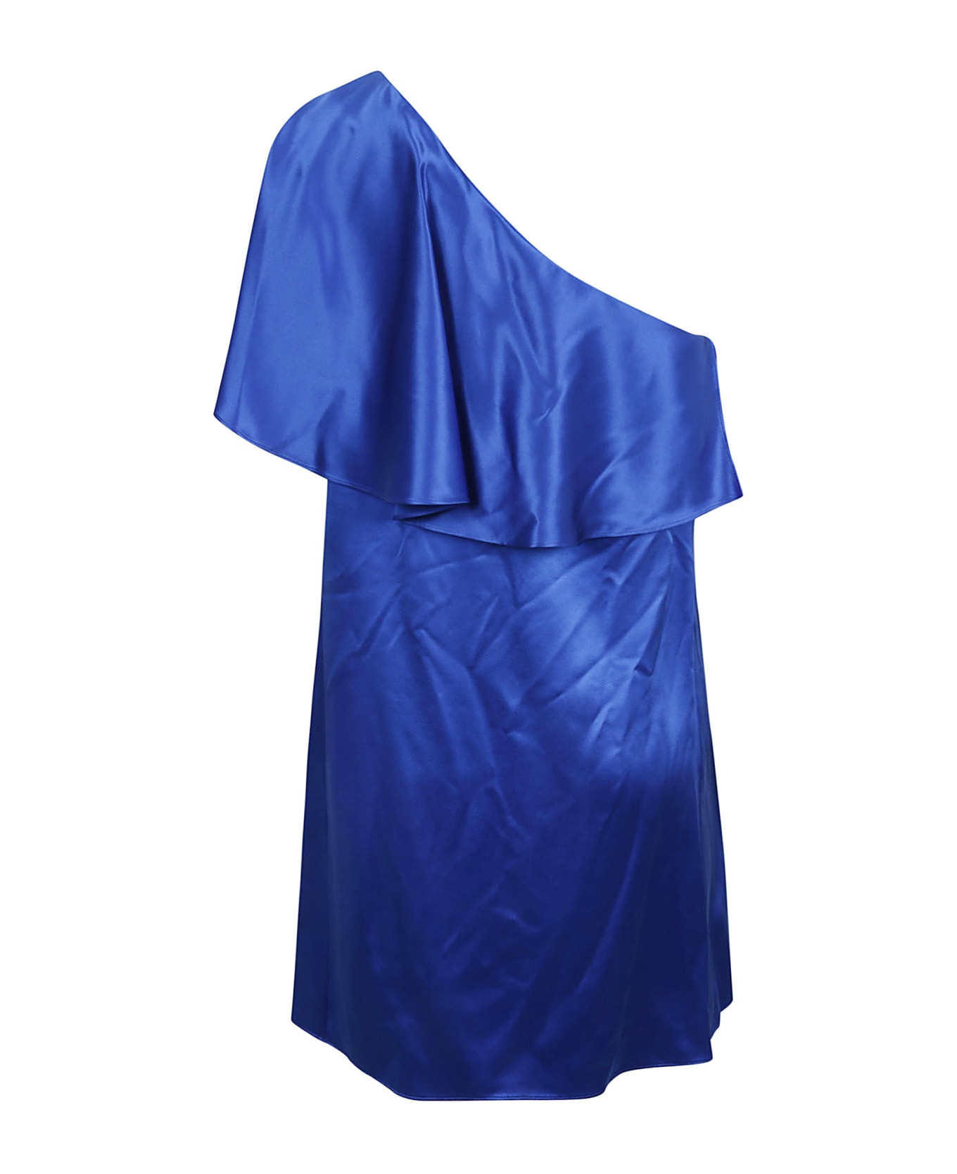 Saint Laurent Short One-sleeve Dress - NAVY
