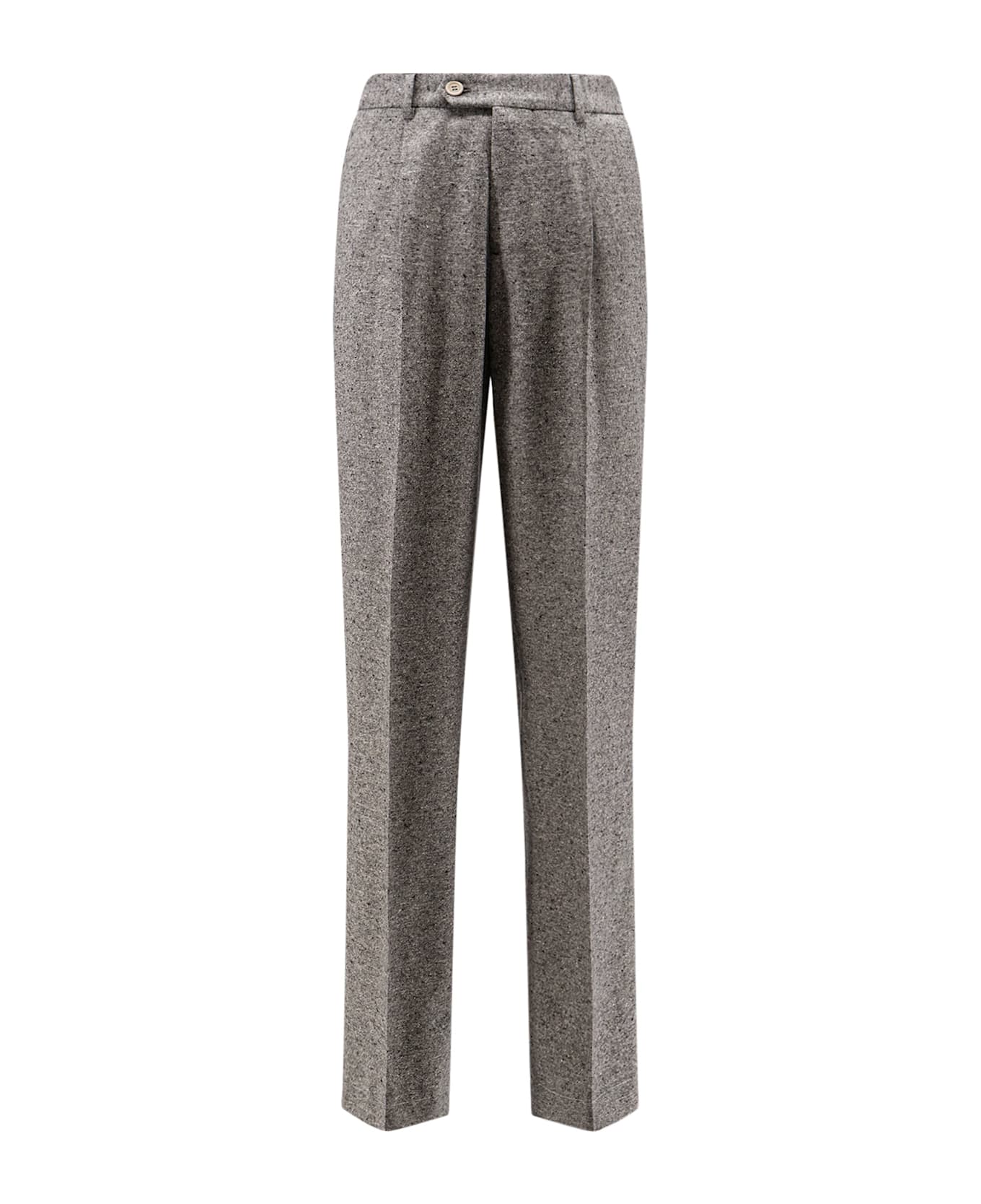 Brunello Cucinelli Wool And Cashmere Trousers - Grey