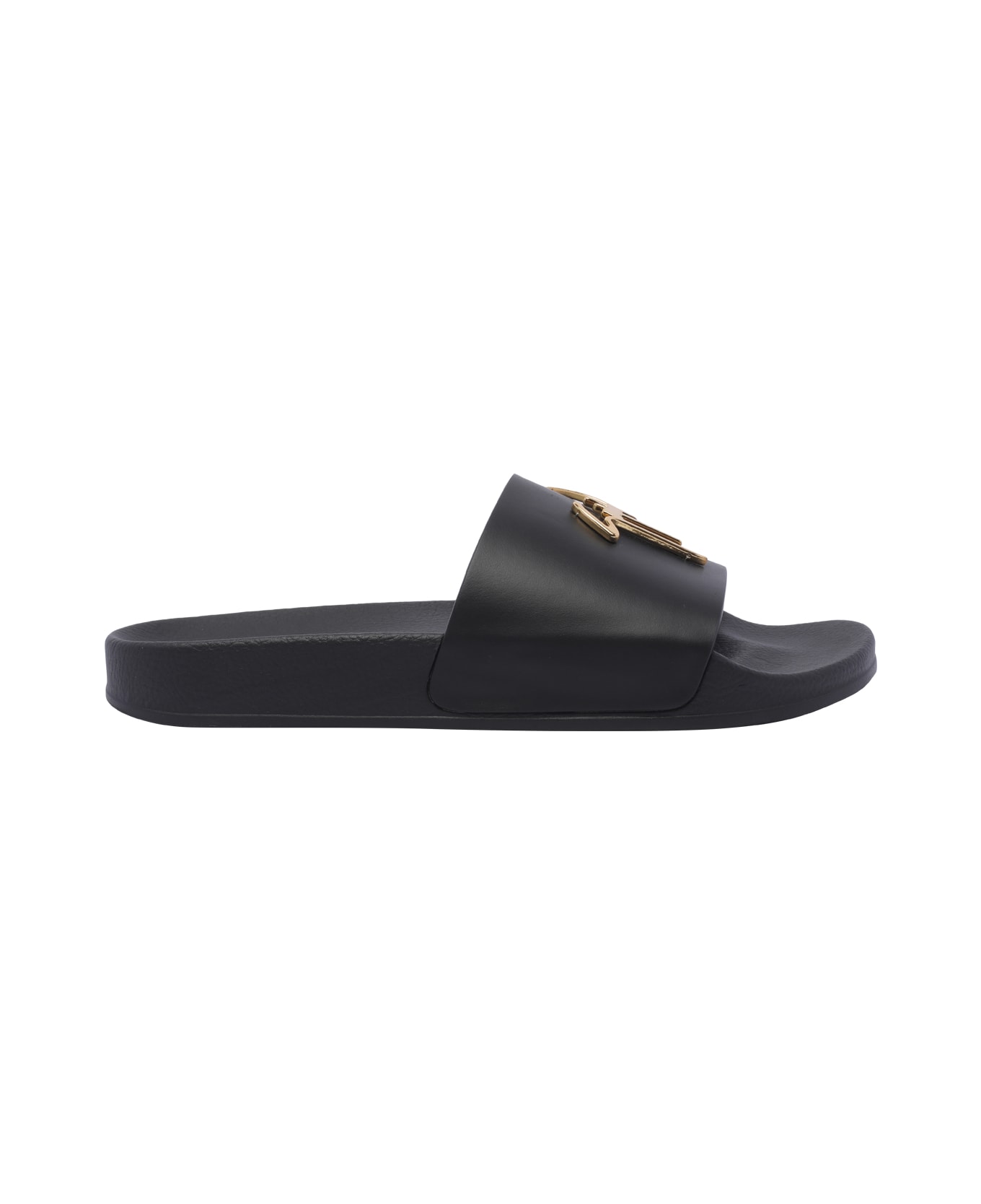 Giuseppe Zanotti Logo Slide Sandals - Black