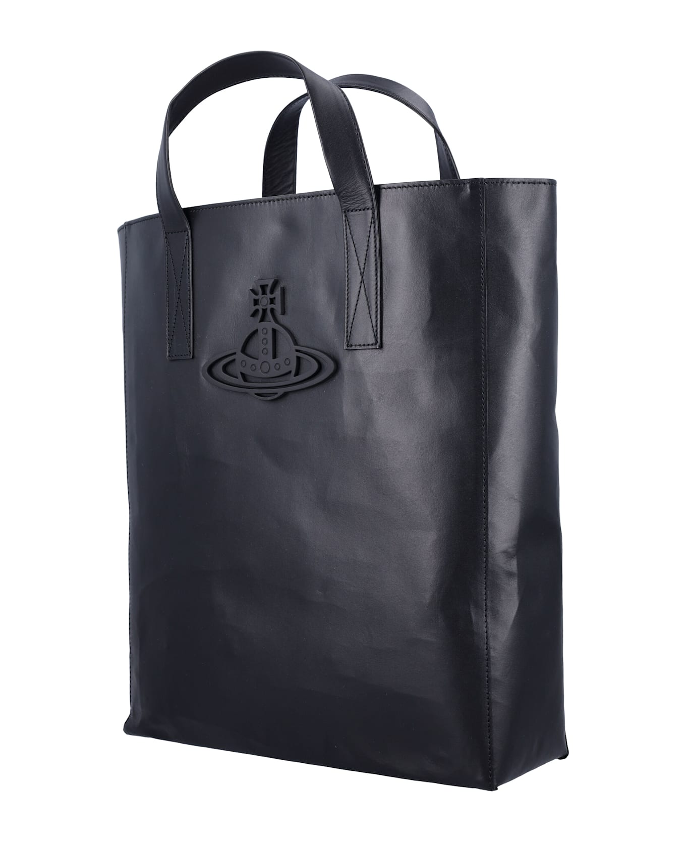 Vivienne Westwood Sarah Medium Tote Bag - BLACK