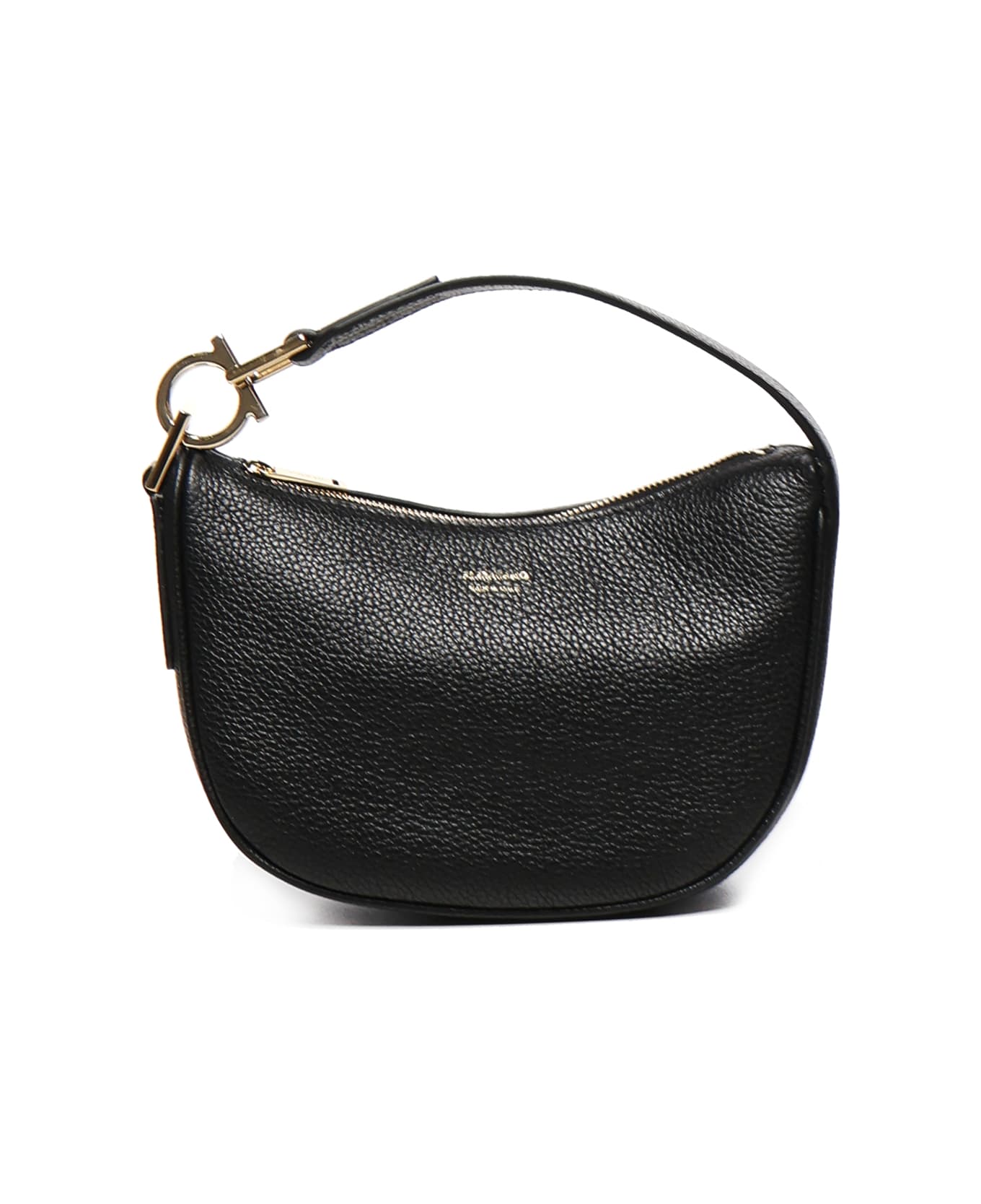 Ferragamo North-south Mini Hobo Bag - Black