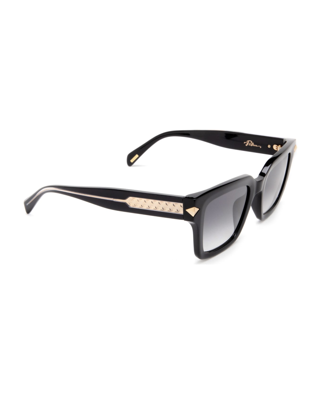 Police Splf32 Black Sunglasses - Black