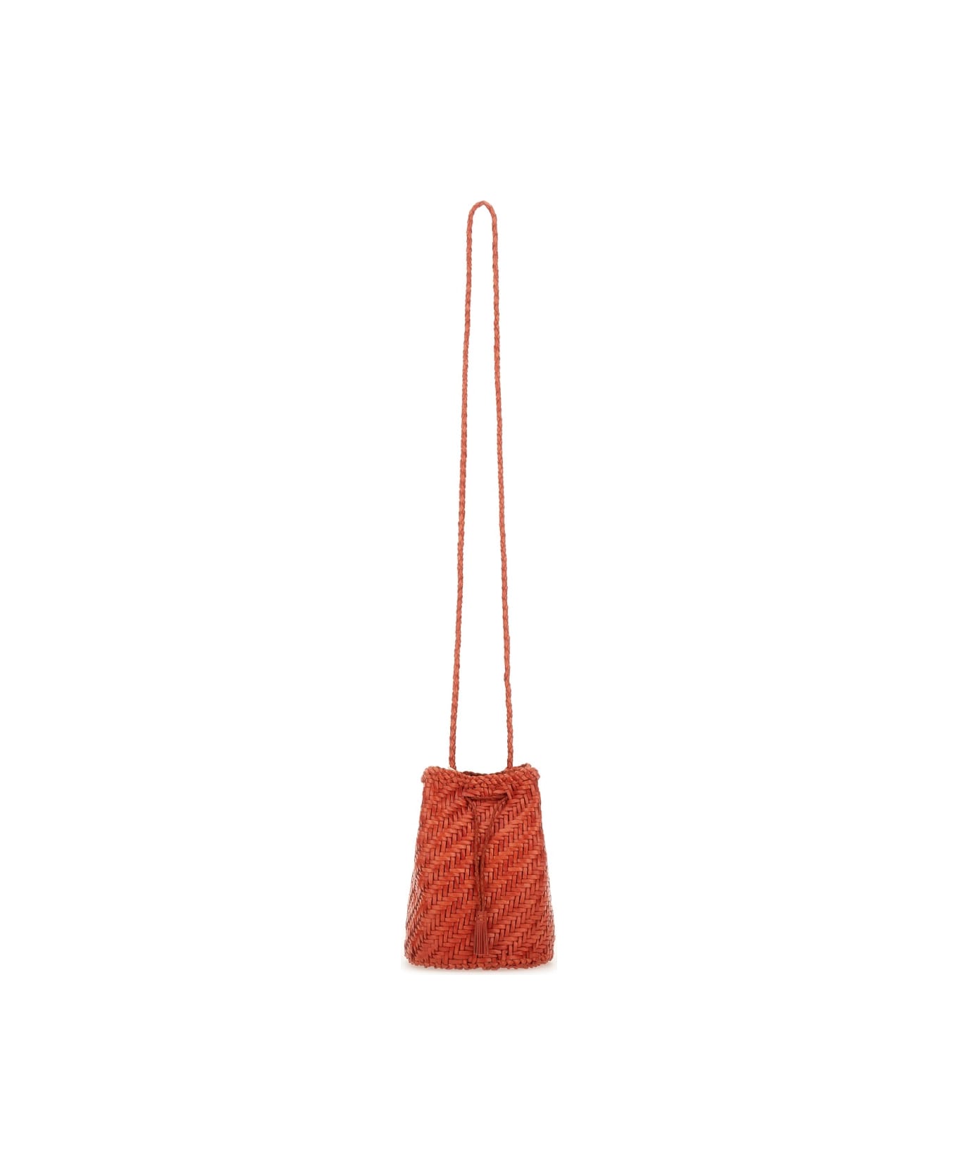 Dragon Diffusion "pompom Double Jump Tan" Bag - ORANGE