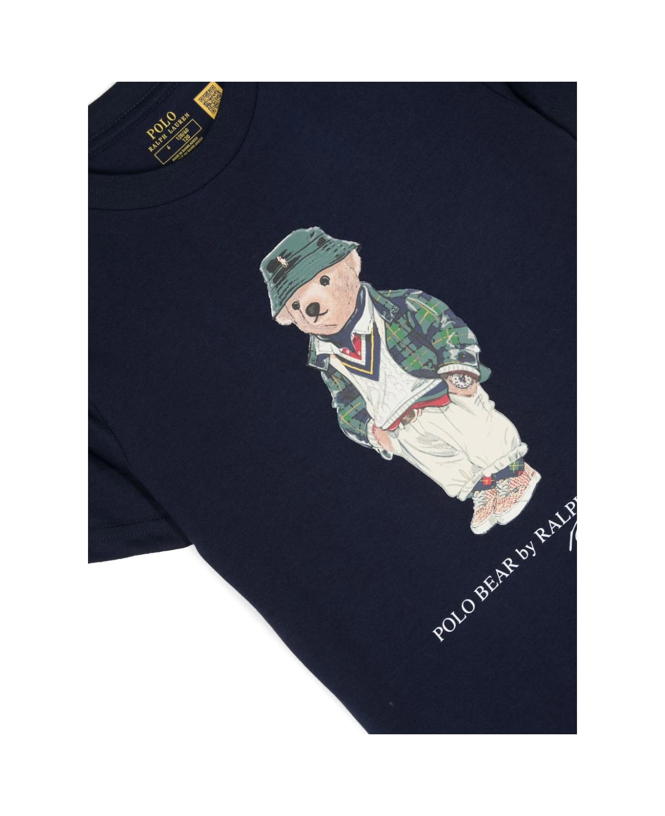 Ralph Lauren Navy Blue Polo Bear Short Sleeve T-shirt - Blu Tシャツ＆ポロシャツ