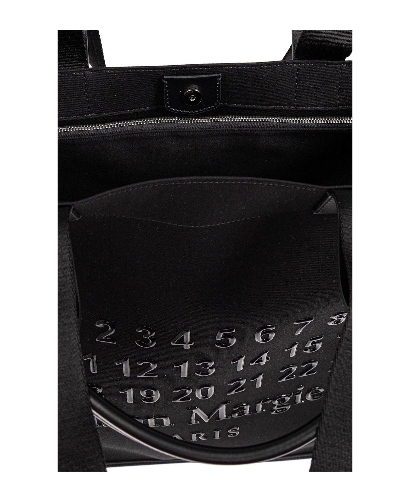 Maison Margiela Cabas Vertical Shopping Bag - Black/Black