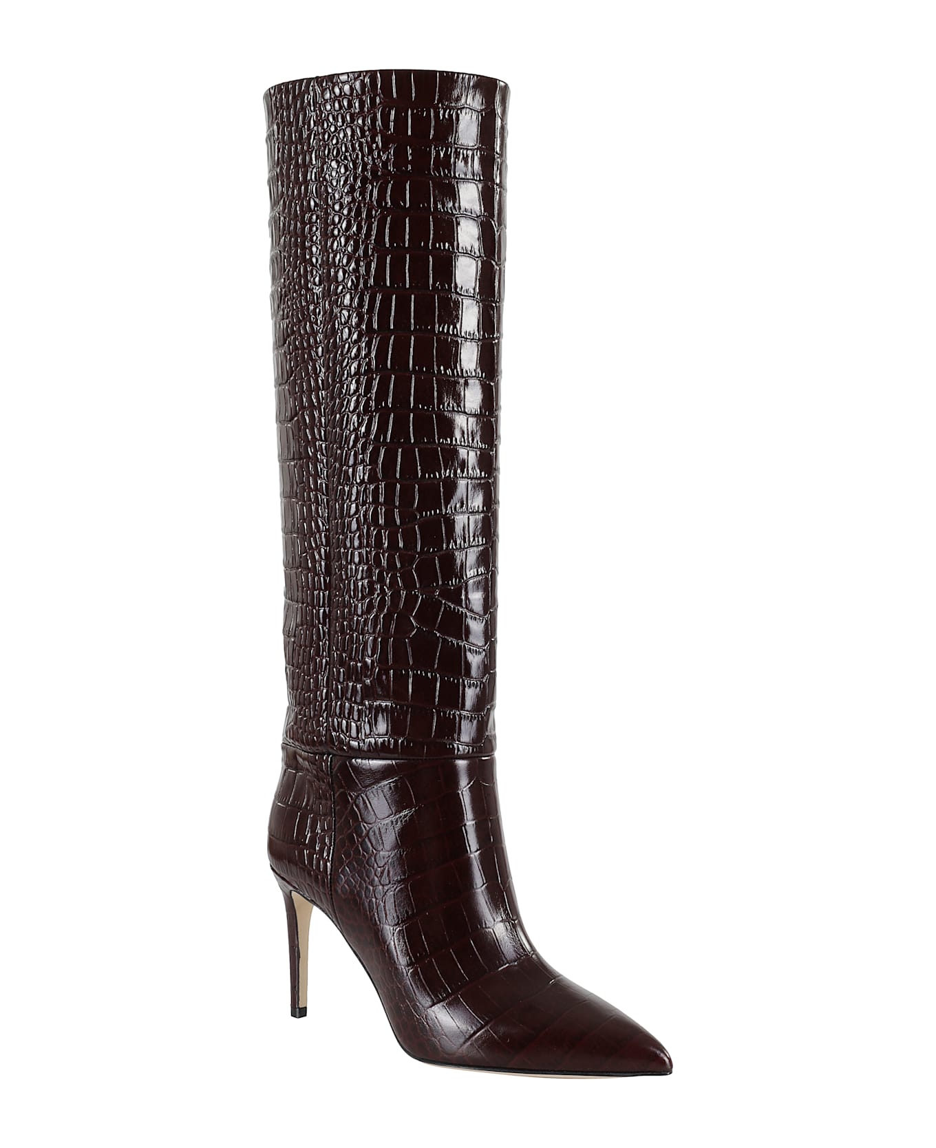Paris Texas Stiletto Boot 85 - Rouge Noir