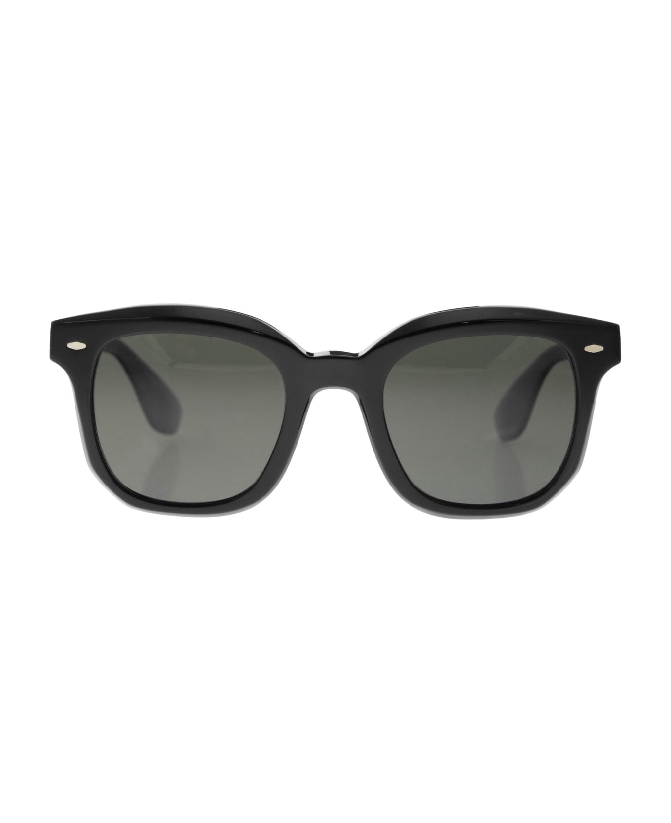 Brunello Cucinelli Nino Acetate Sunglasses With Polarised Lenses - Black サングラス