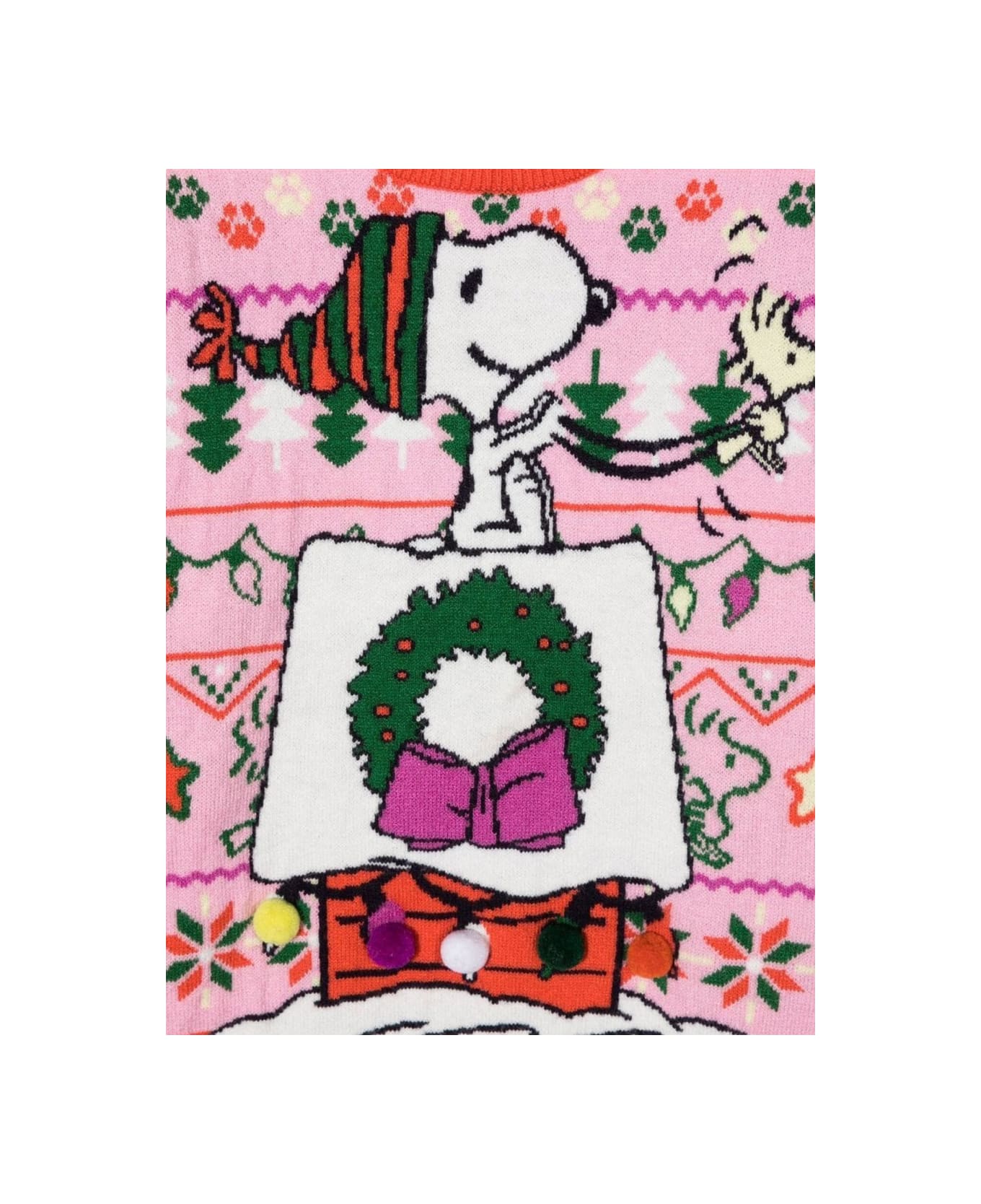 Little Marc Jacobs Christmas Peanuts Christmas Crewneck Sweater - MULTICOLOUR ニットウェア＆スウェットシャツ