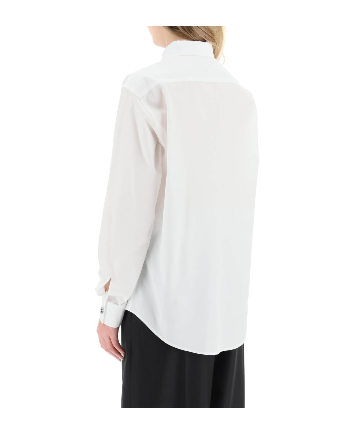 N.21 Shirt With Jewel Buttons - BIANCO OTTICO (White)