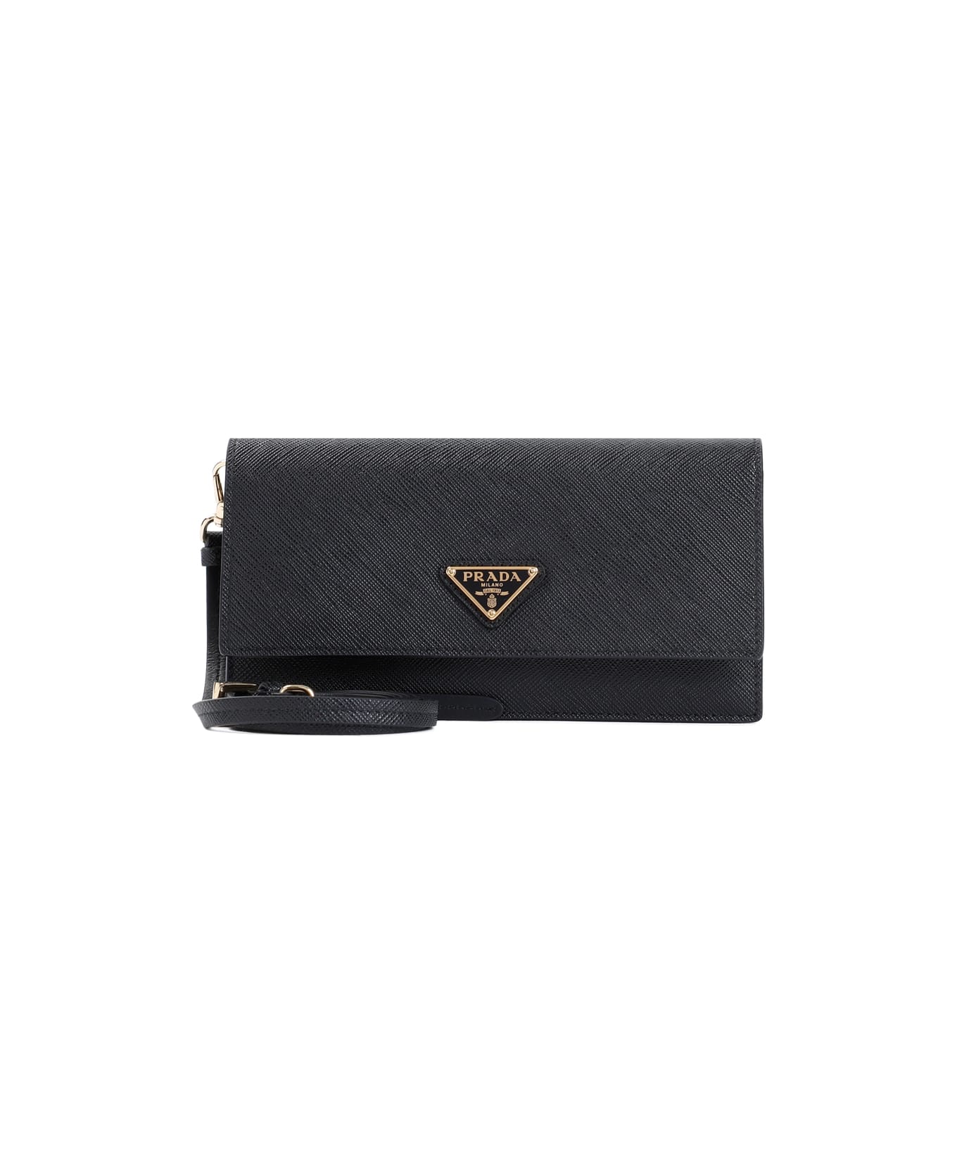 Prada Calf Leather Pouch - Nero
