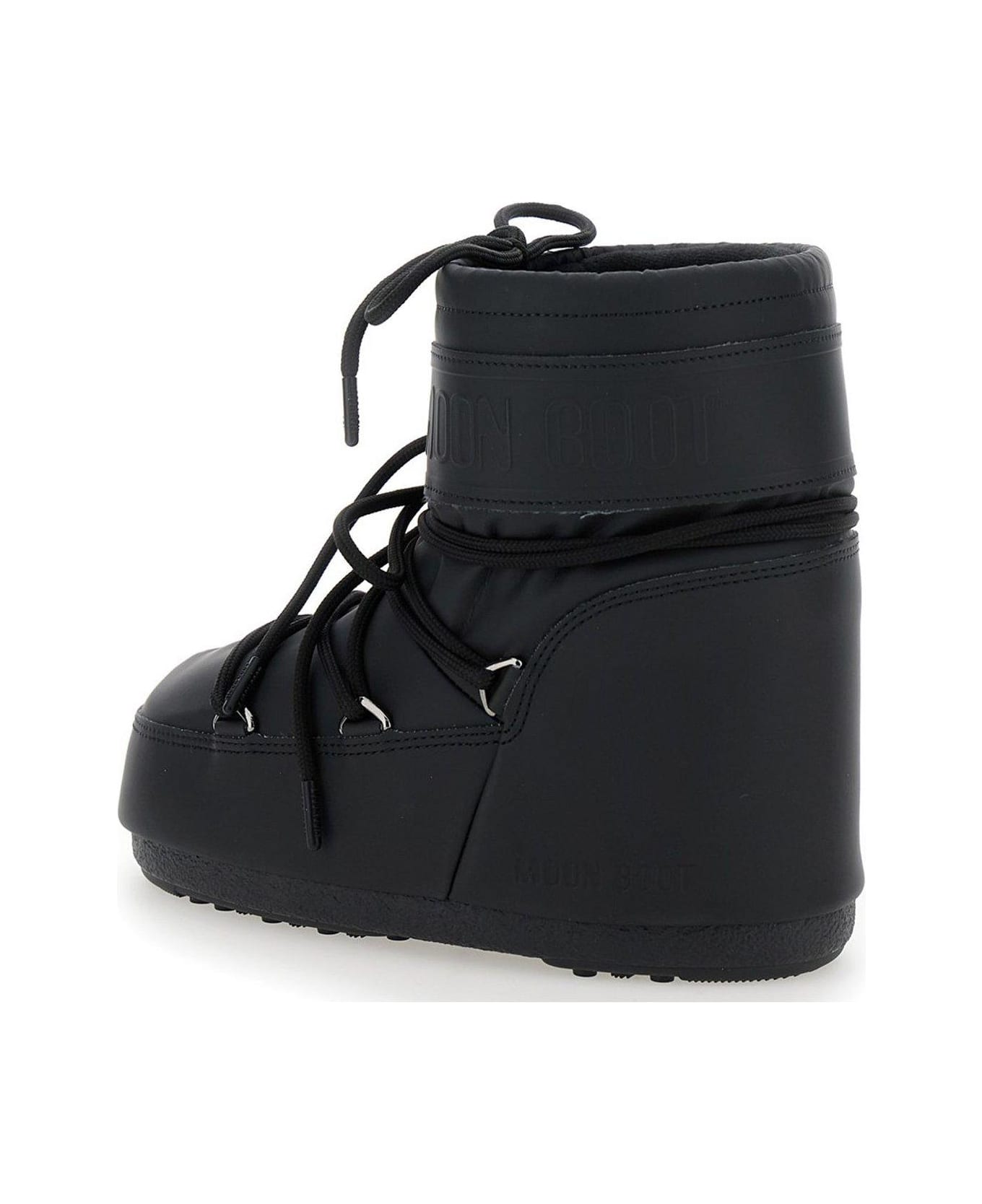 Moon Boot Icon Lace-up Low Boots - Black
