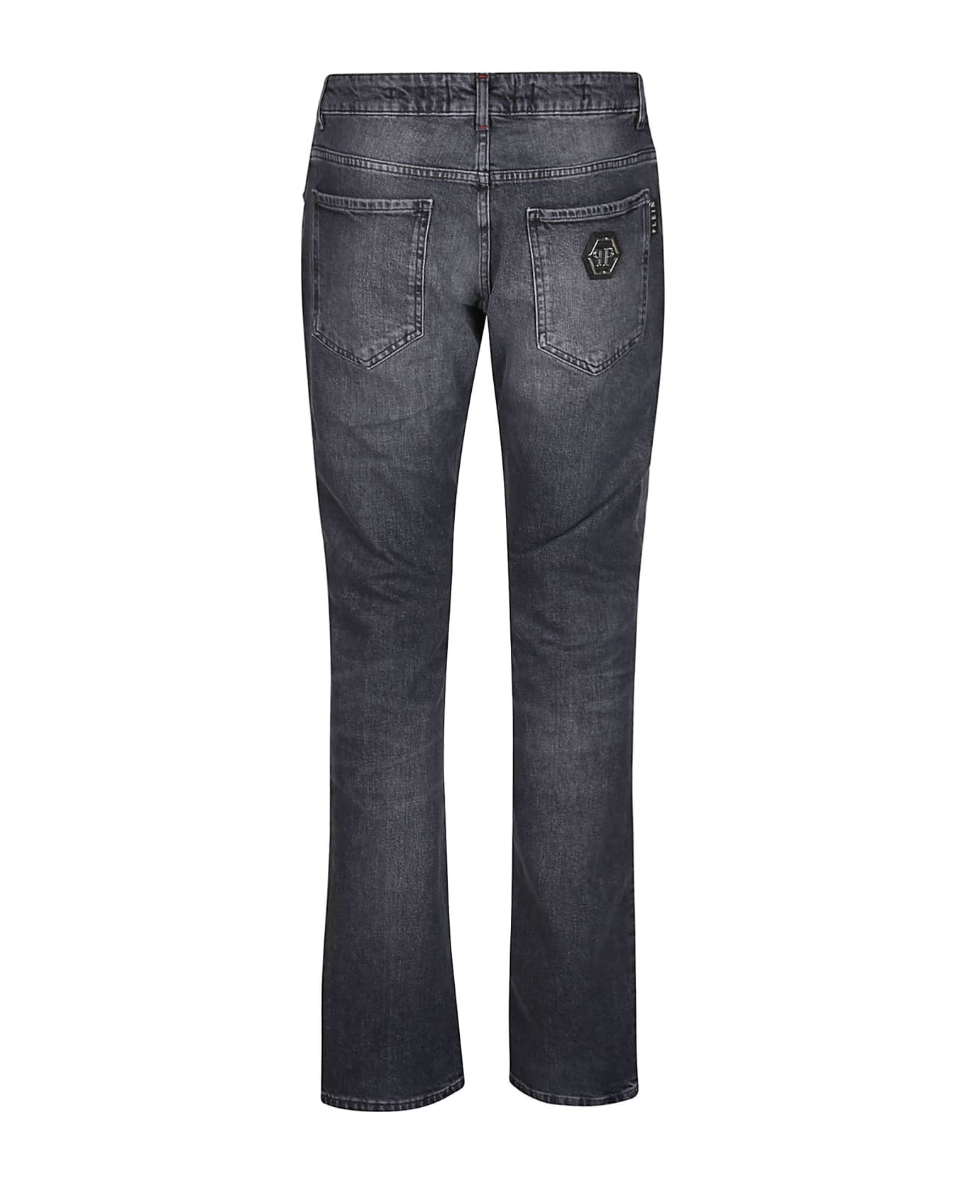 Philipp Plein Super Straight Jeans - Ve Silver Grey