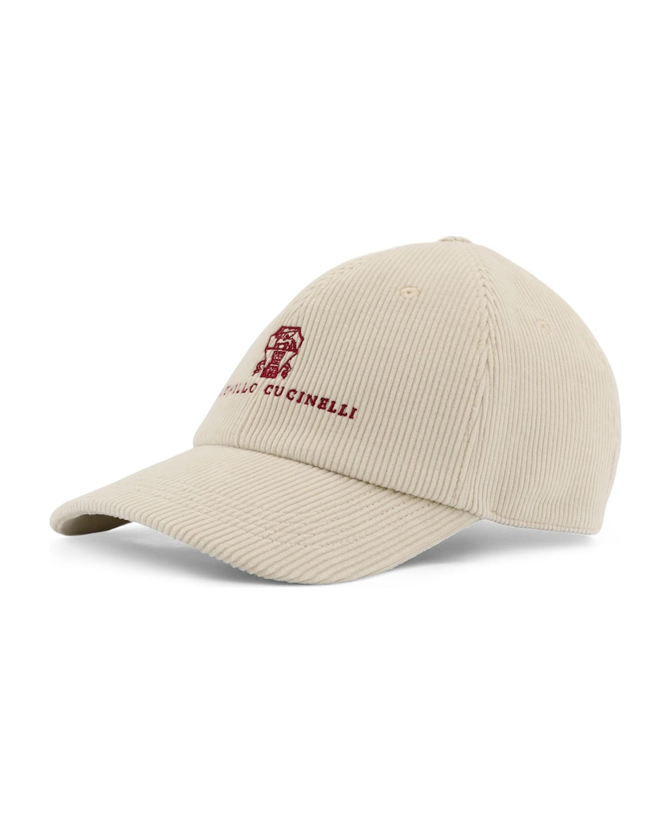 Brunello Cucinelli Corduroy Baseball Hat - PANAMA ROSSO