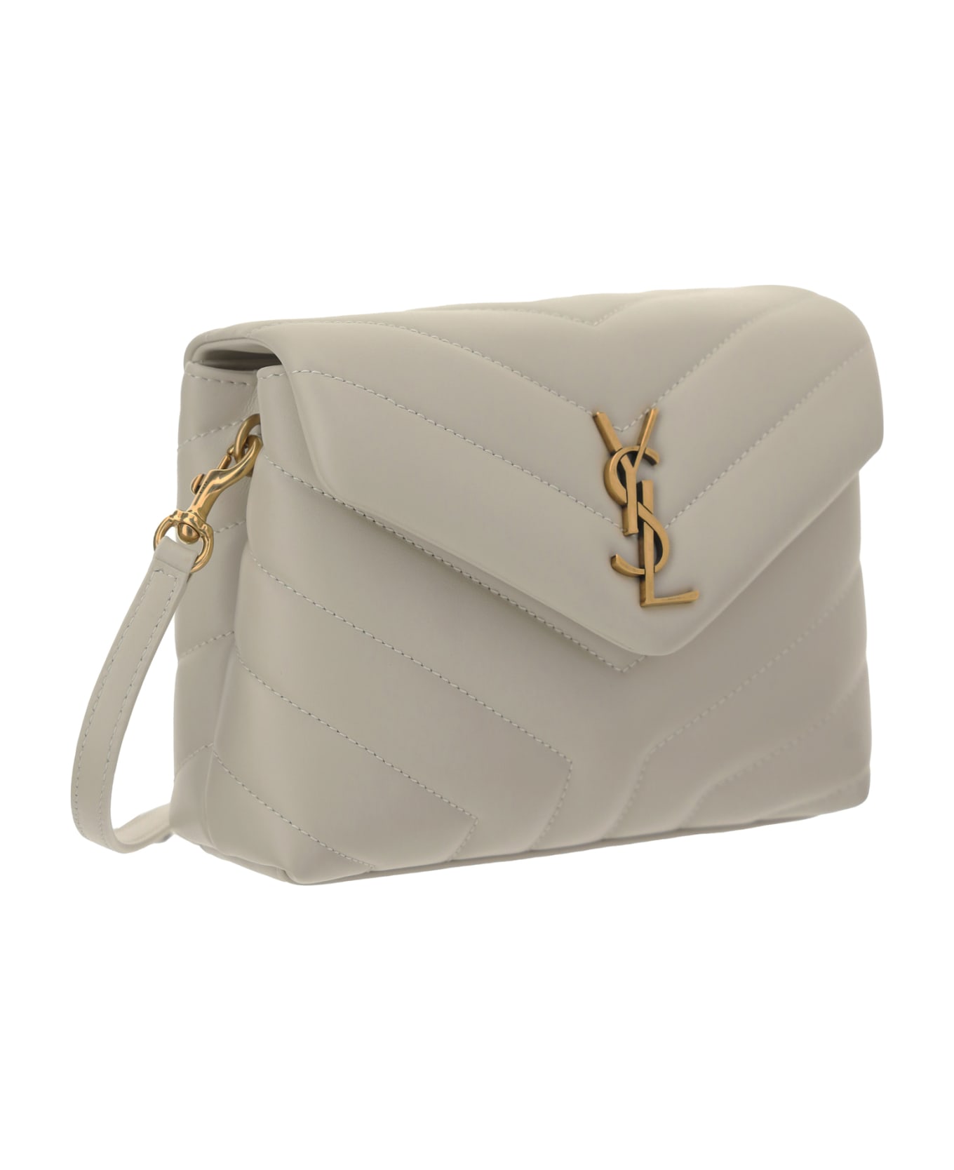 Saint Laurent Mini Shoulder Bag - WHITE
