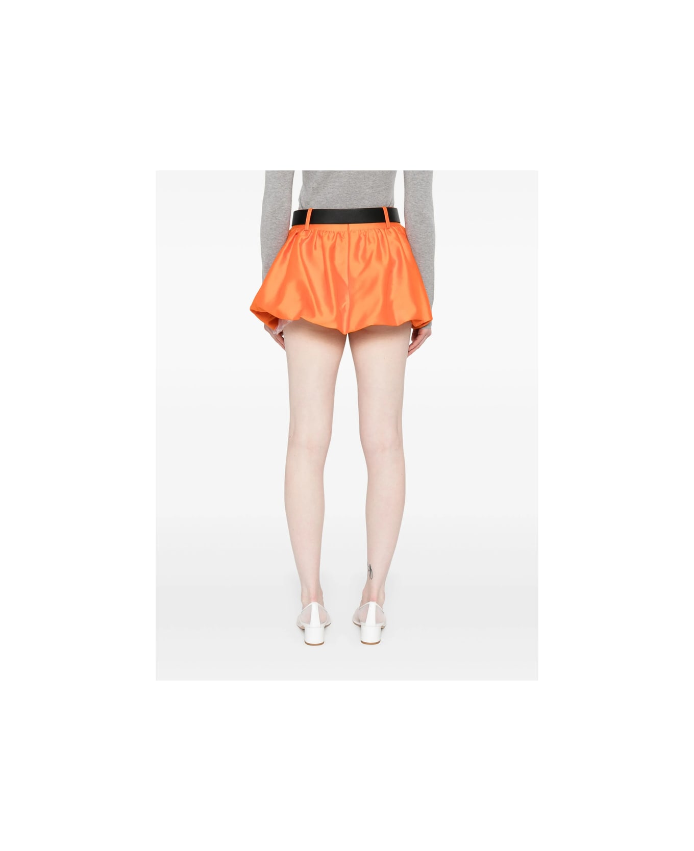 self-portrait Skirt - ORANGE