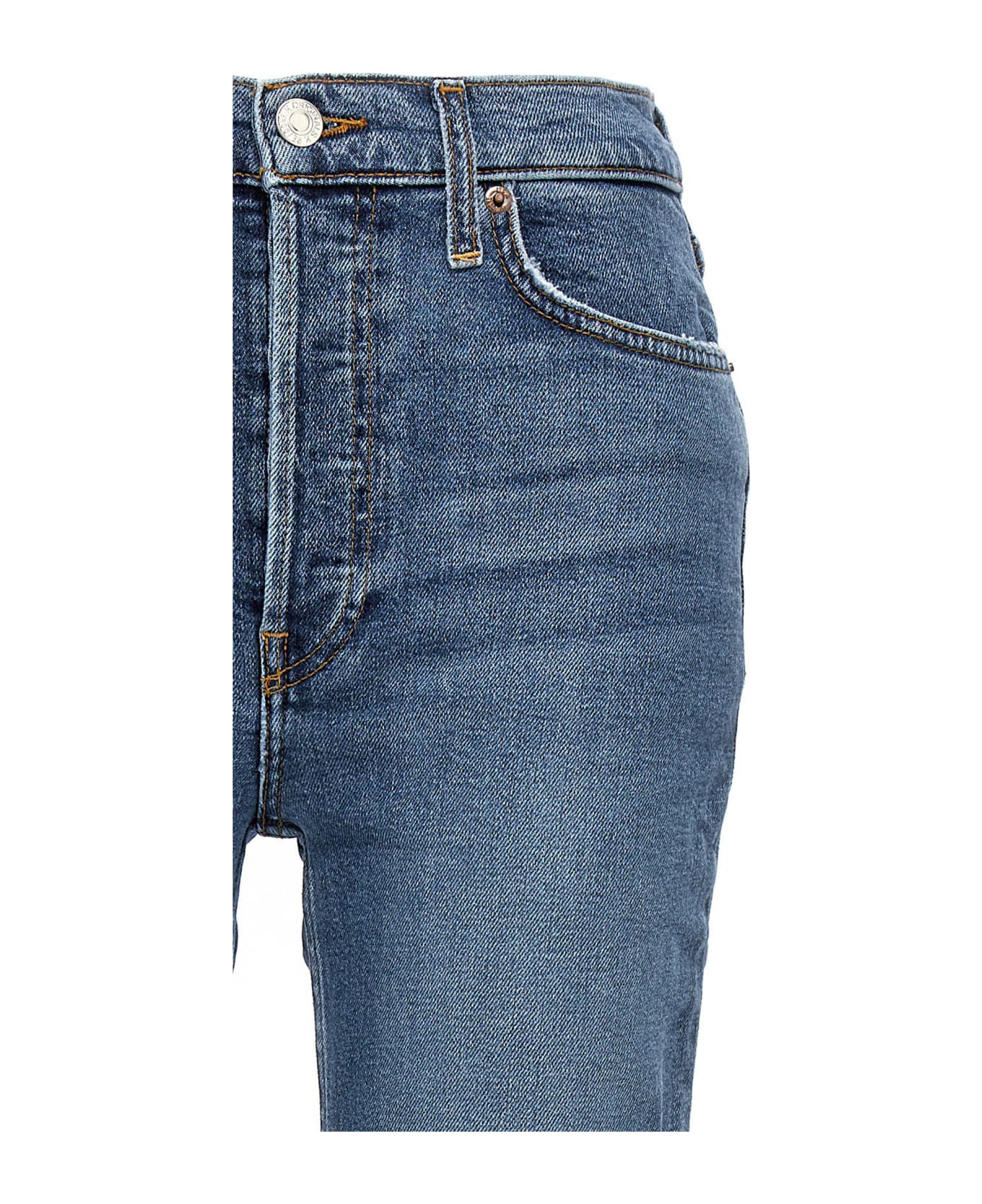 RE/DONE Jeans '90s High Rise Ankle Crop' - Blue