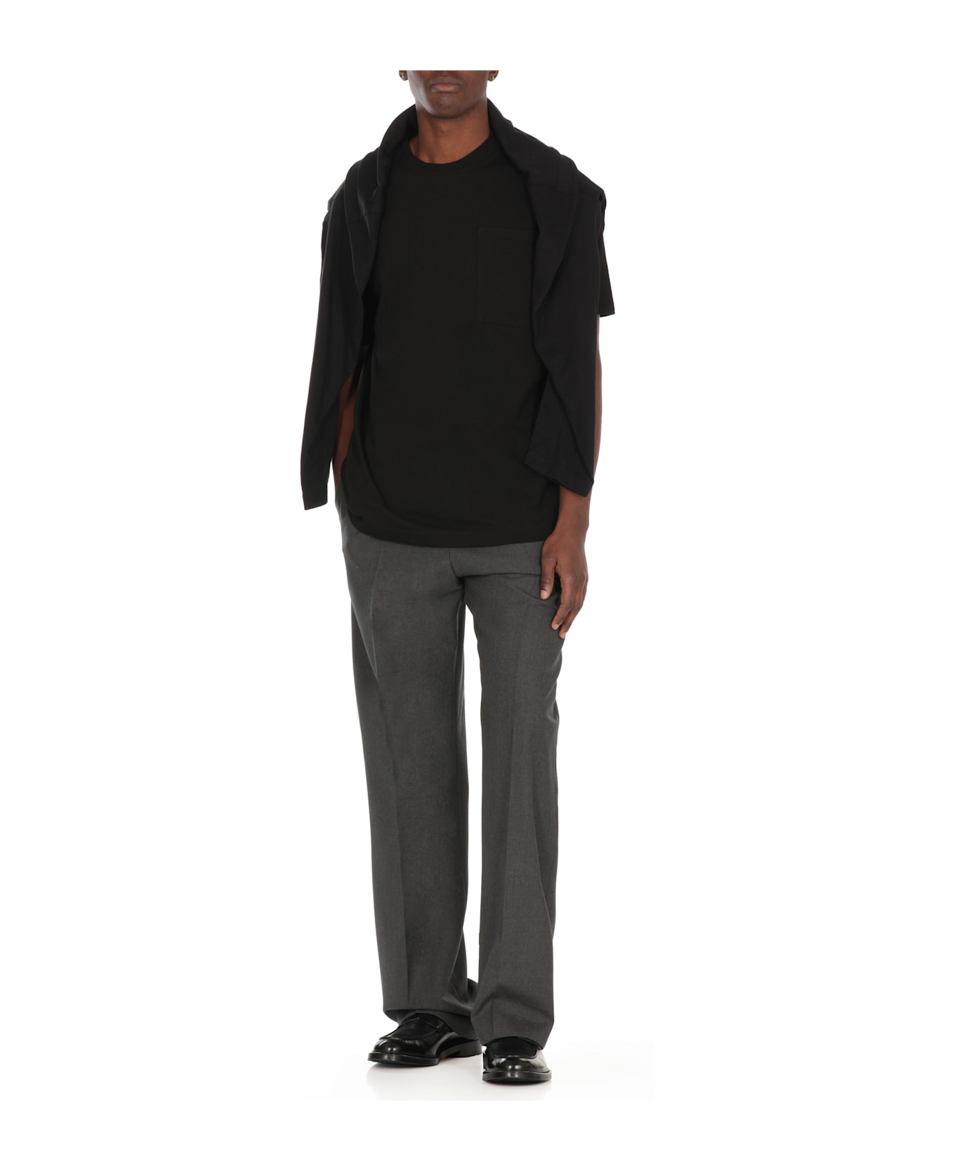 Jil Sander Cotton T-shirt - Black