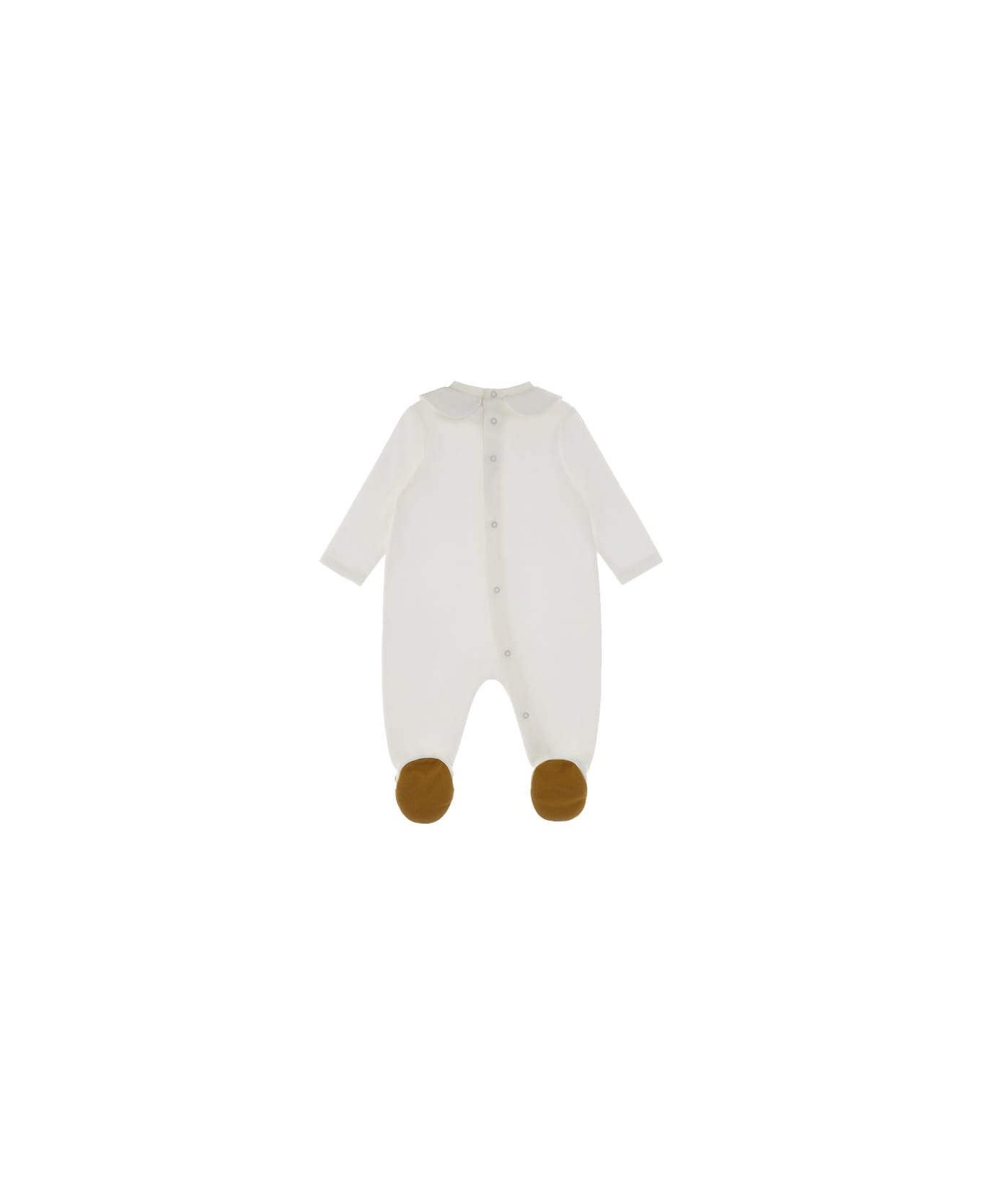 Moschino Romper Set With Hat - WHITE