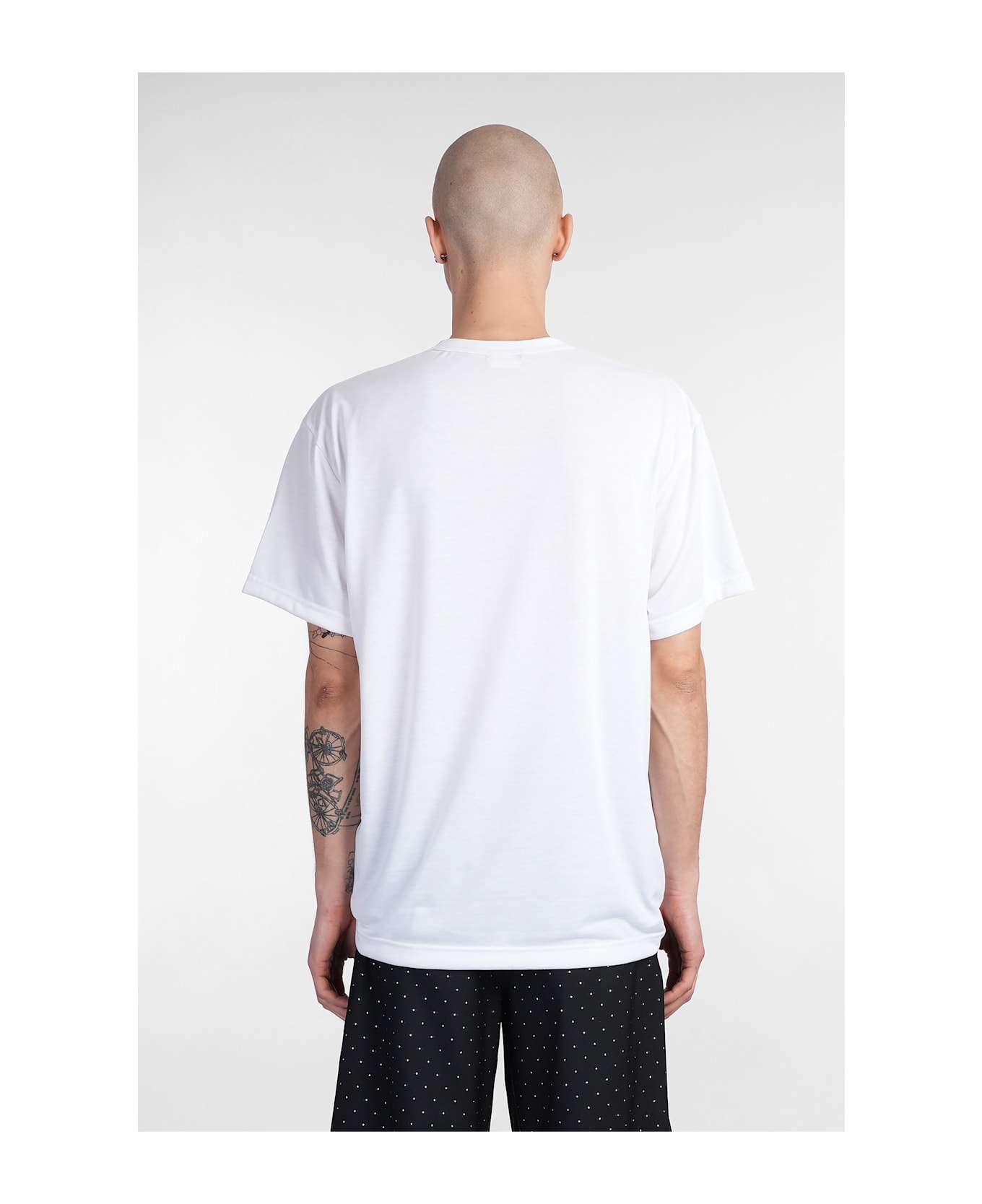 Comme Des Garçons Homme Plus T-shirt In White Polyester - white