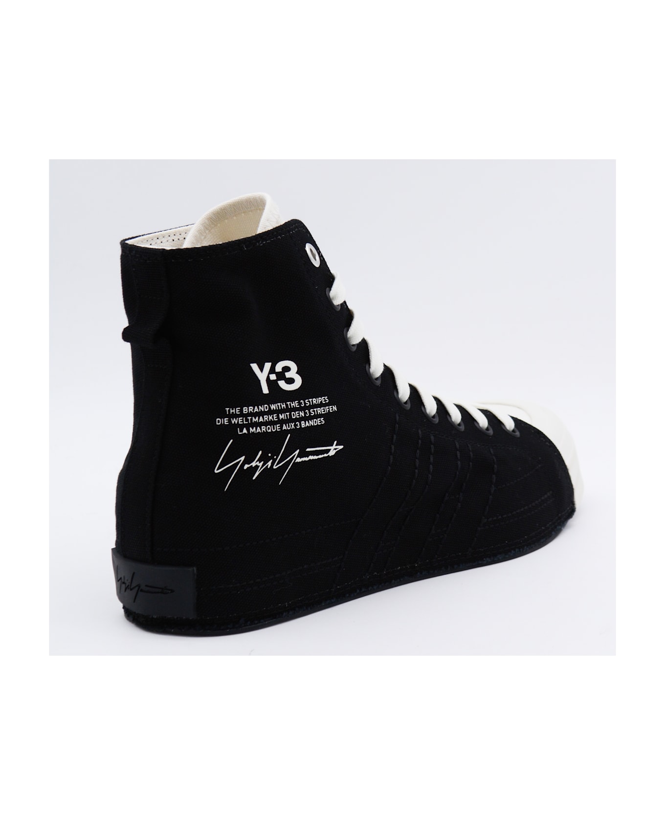 Y-3 Black Nizza Sneakers - ORBIT GREY/ORBIT GREY/BLACK スニーカー