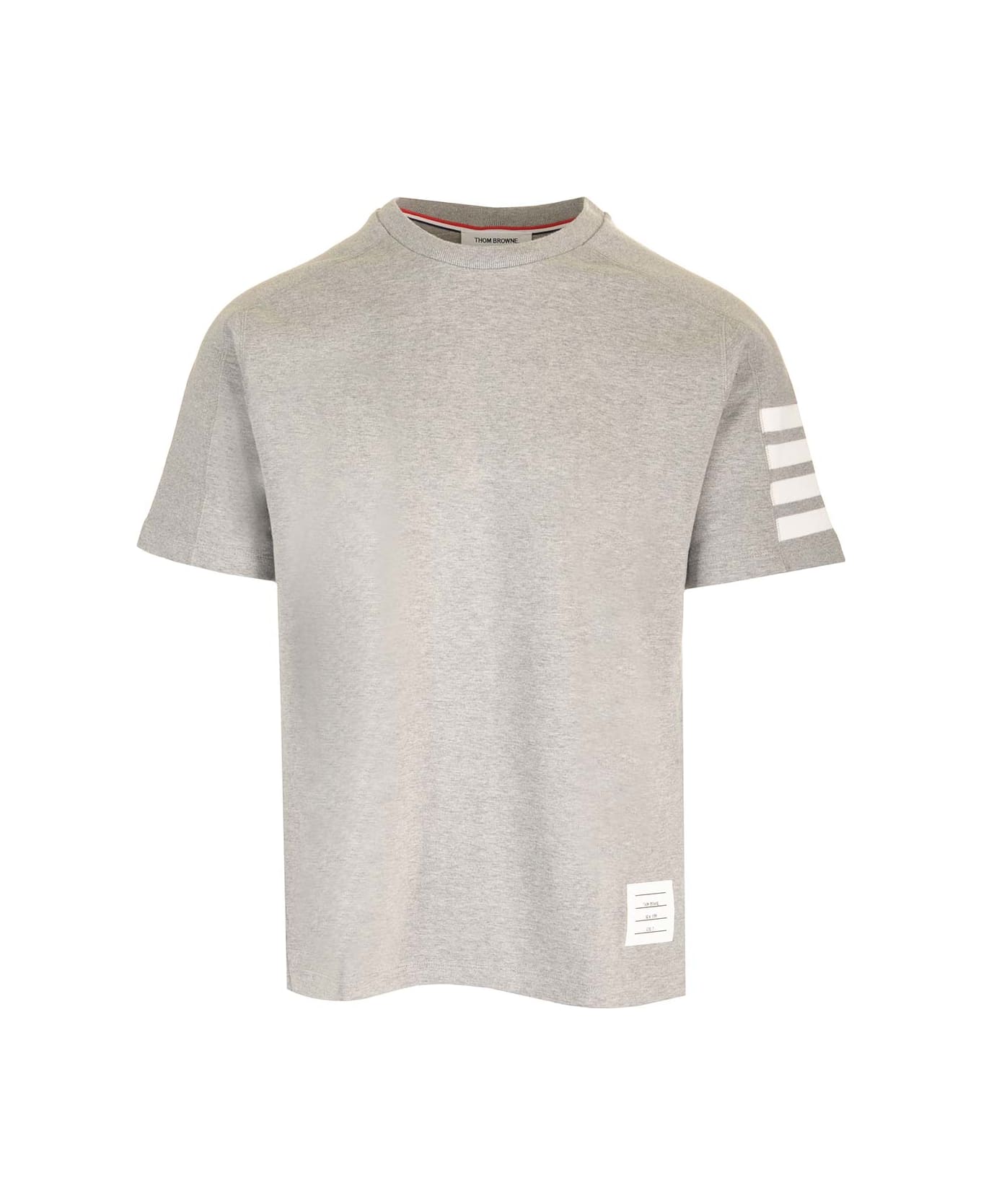 Thom Browne Gray Short-sleeved T-shirt - Lt grey