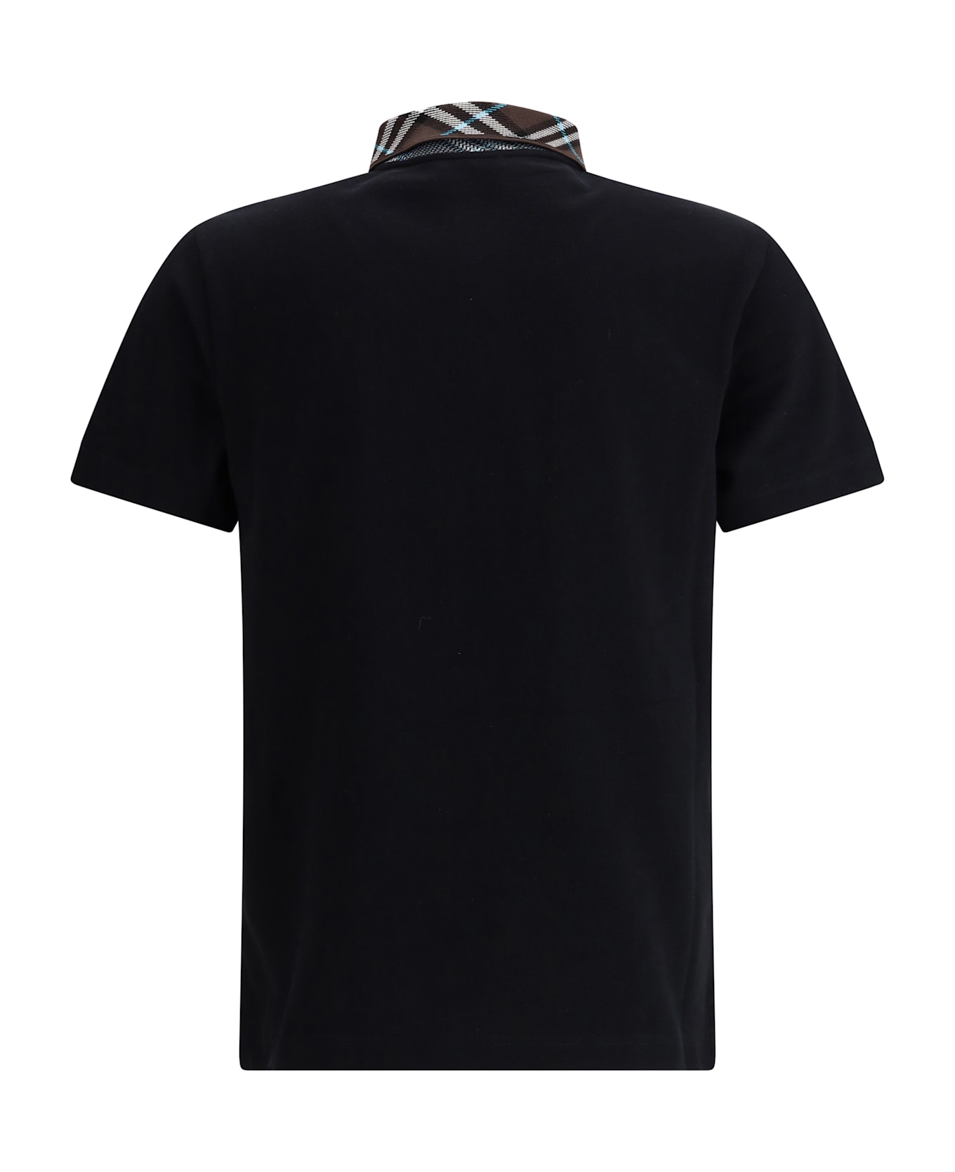 Burberry Archivio Check Polo Shirt - Black