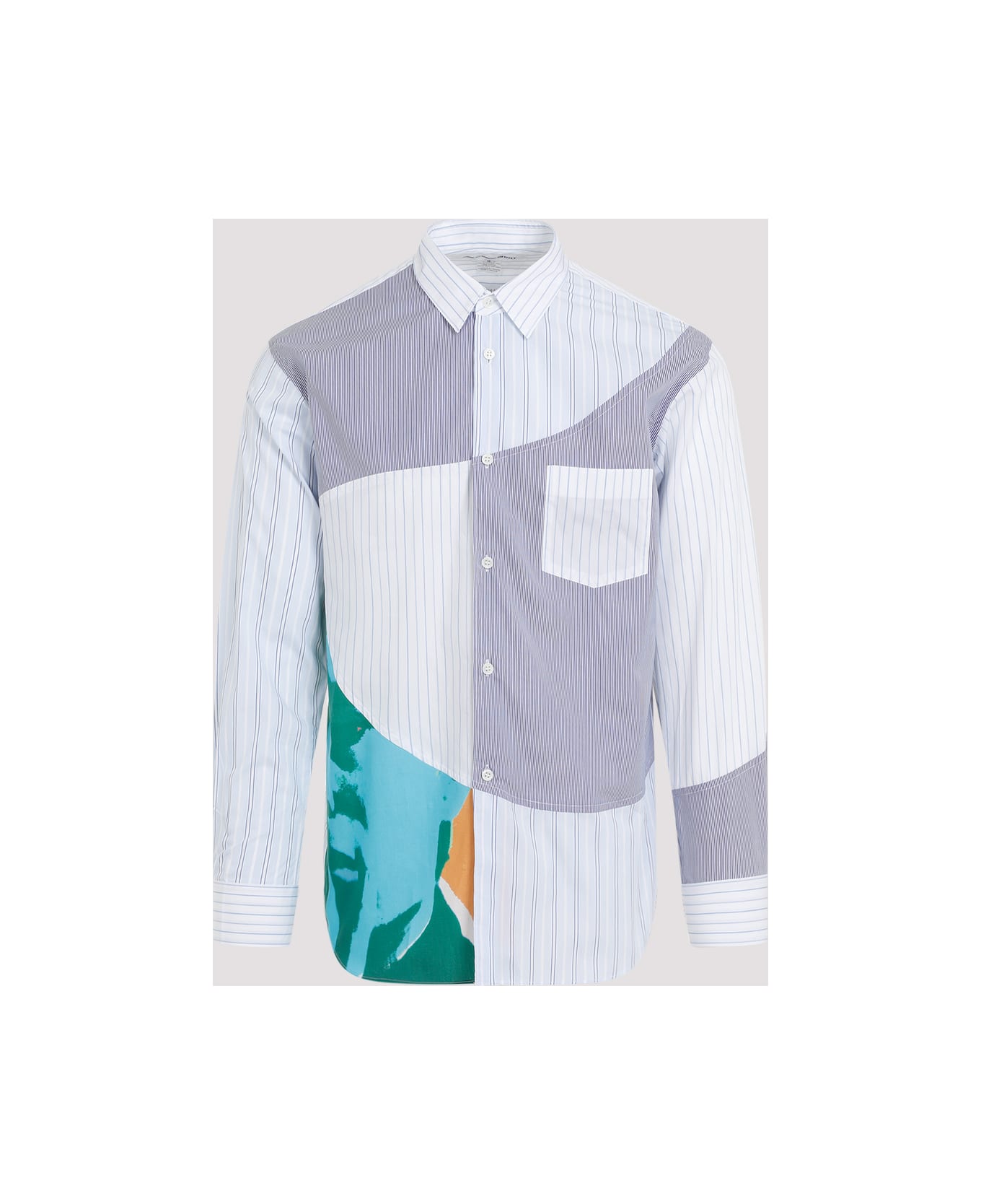 Comme des Garçons Shirt Poplin Shirt - Stripe Print