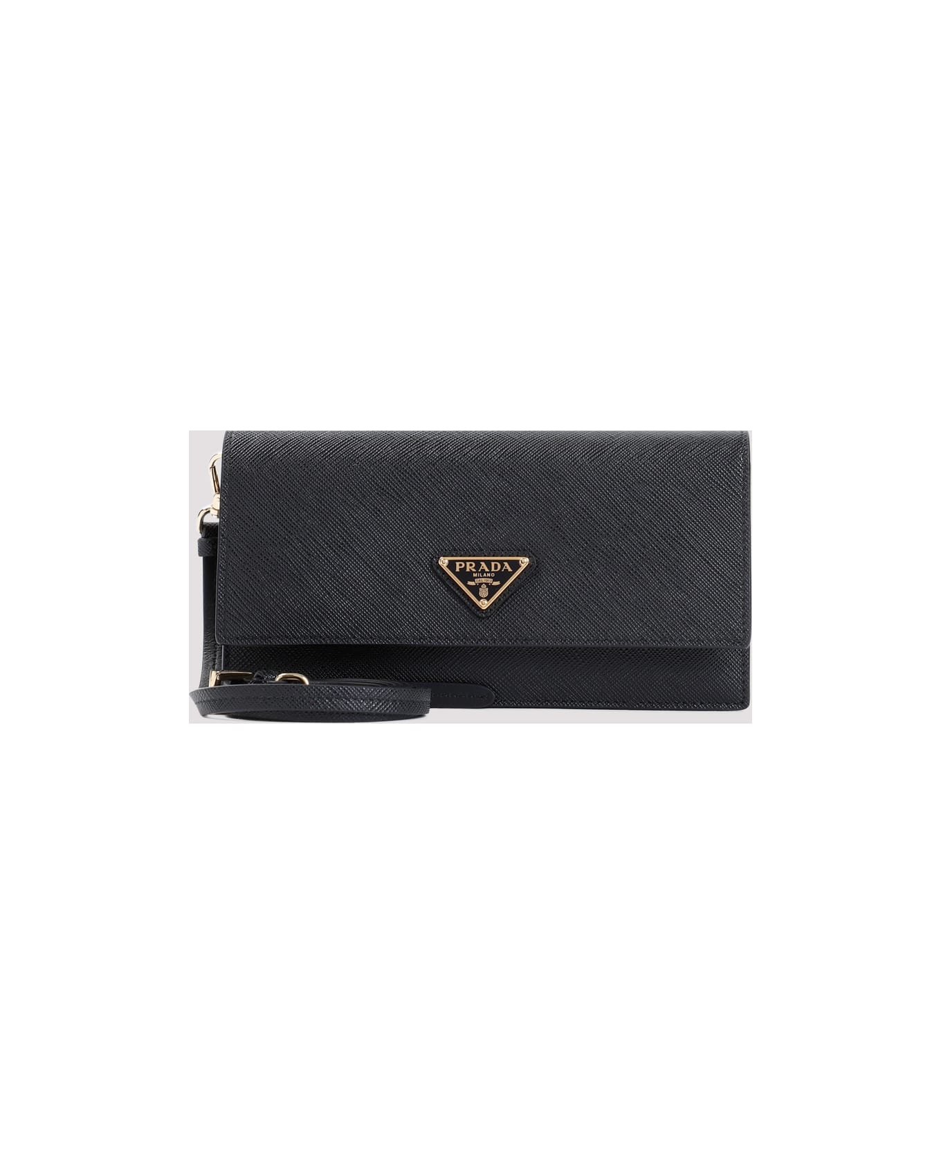 Prada Calf Leather Pouch - Nero