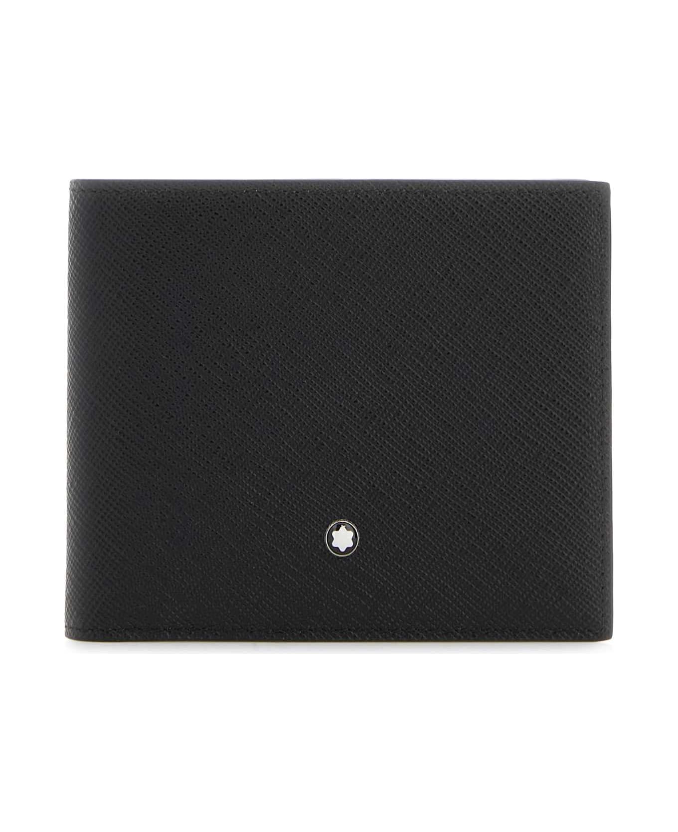 Montblanc Black Leather Wallet - 000