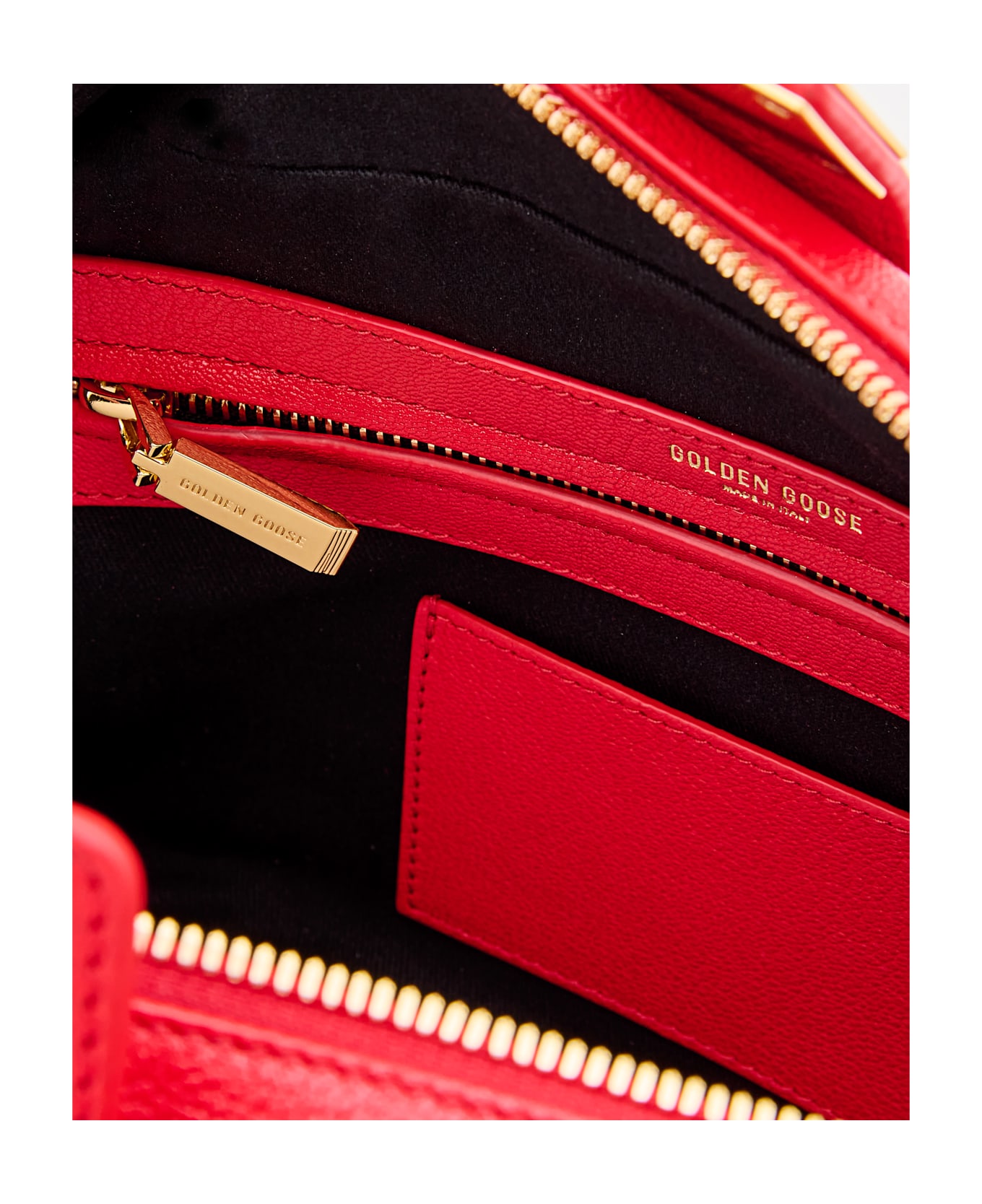Golden Goose Waist Leather Handbag - Red