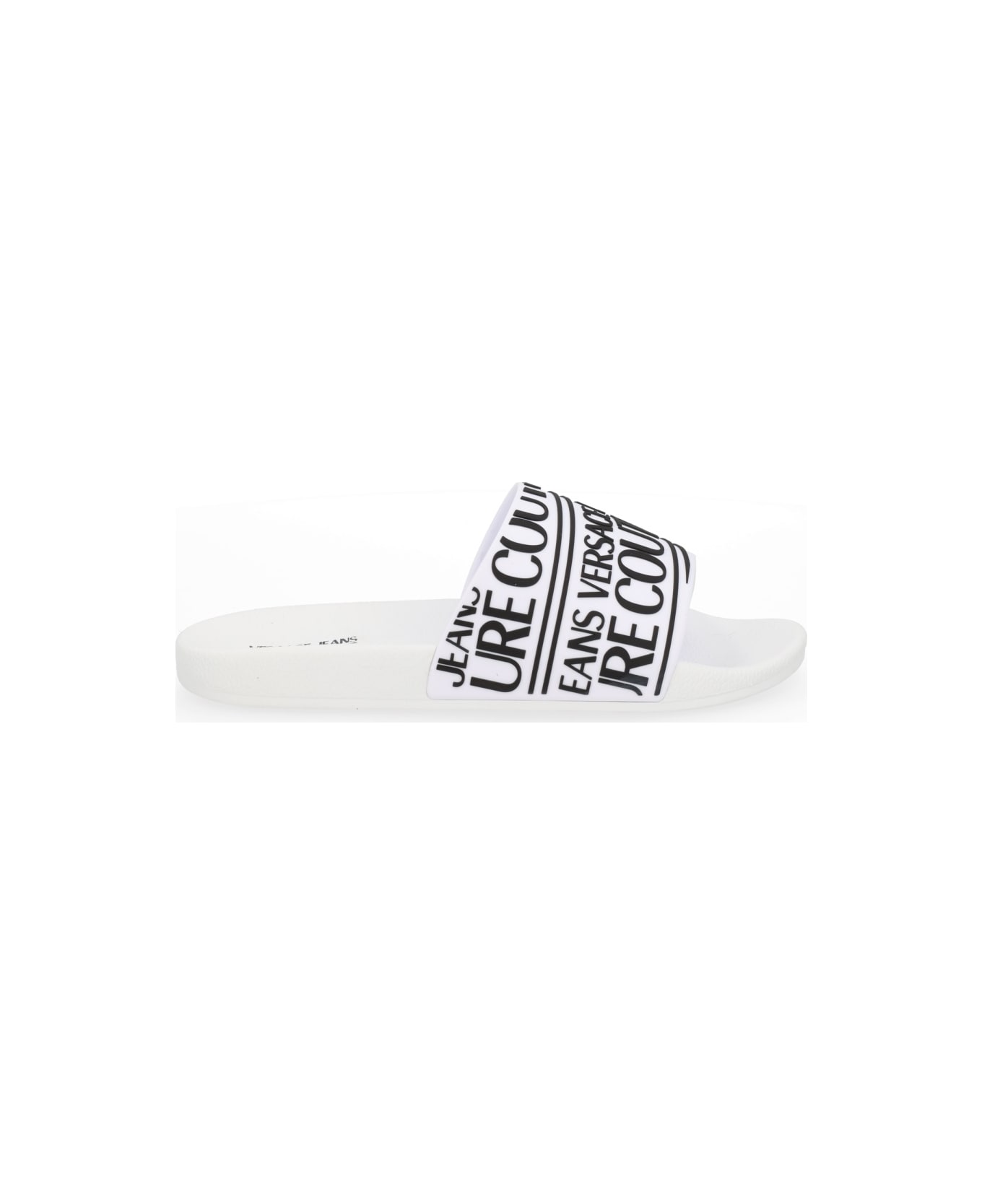 Versace Jeans Couture Pool Slides - WHITE