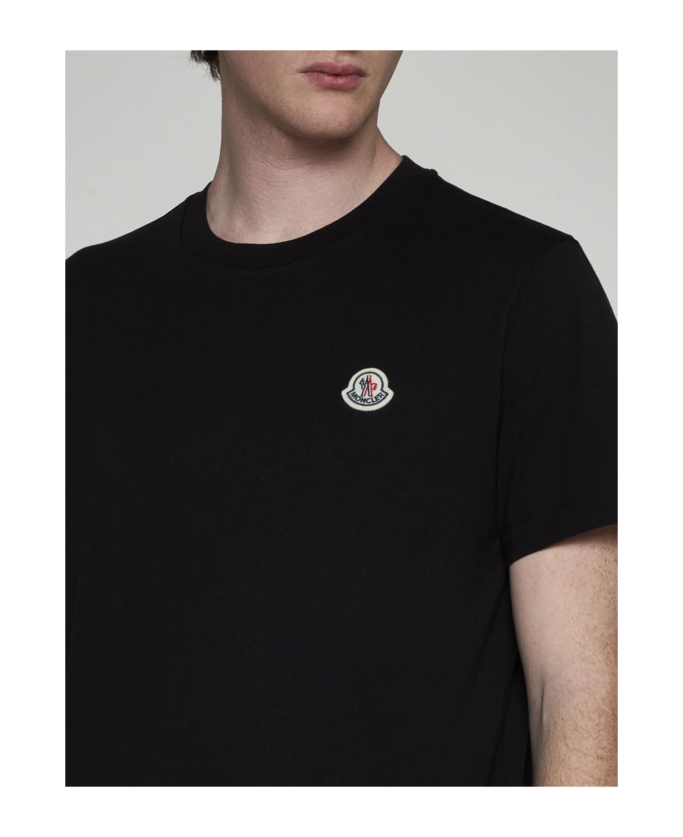 Moncler Logo-patch Cotton T-shirt