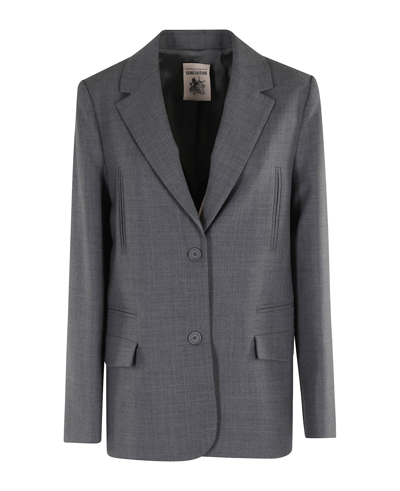 SEMICOUTURE Giacca Isabella - Grigio