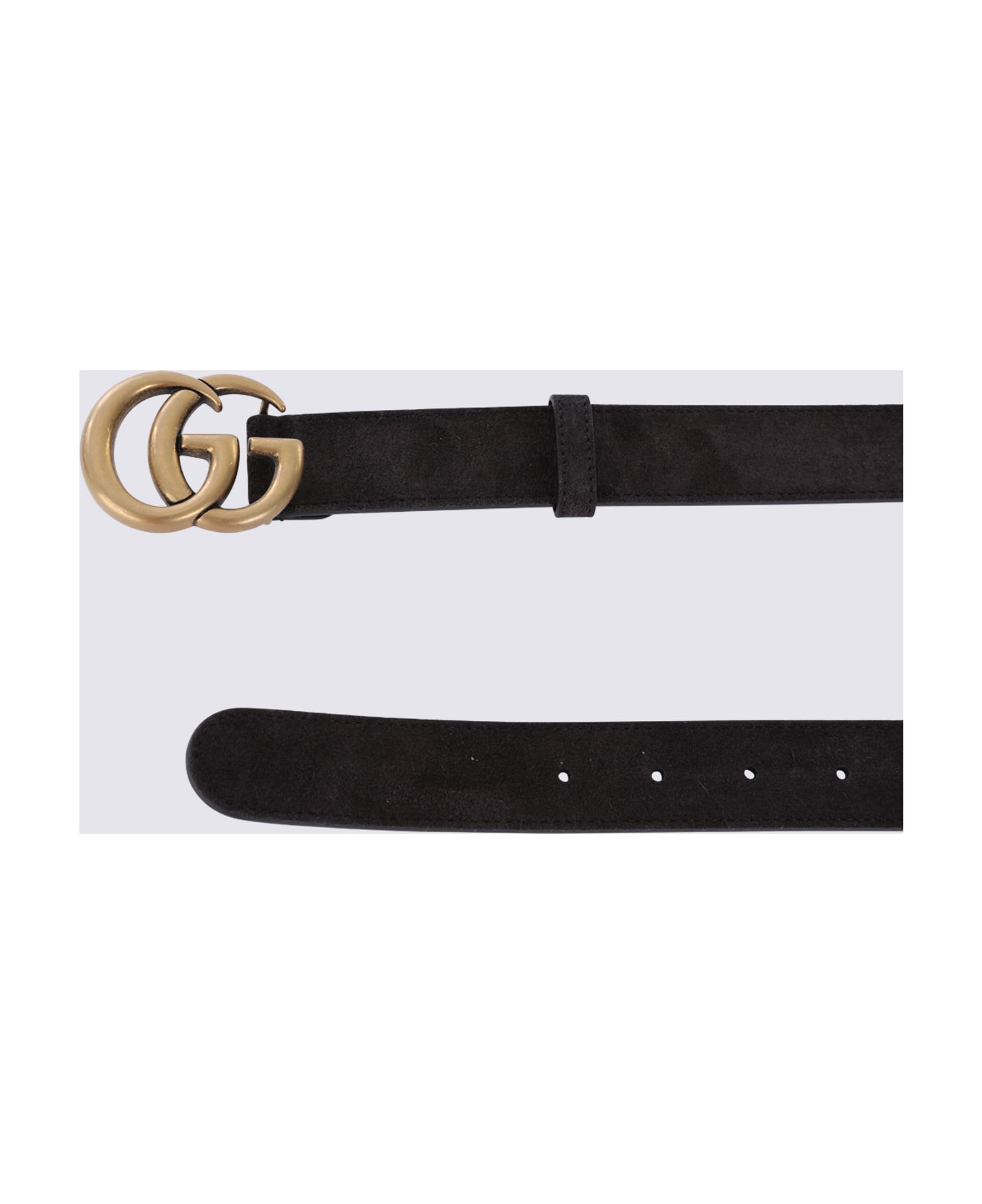 Gucci Dark Brown Leather Belt - Brown