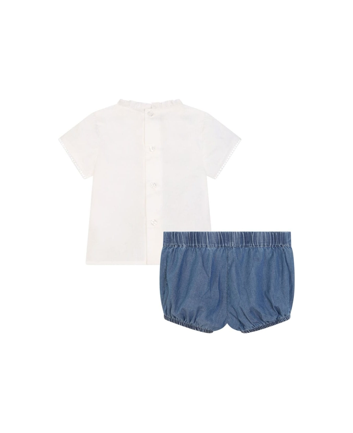 Chloé Blouse And Shorts Set - White