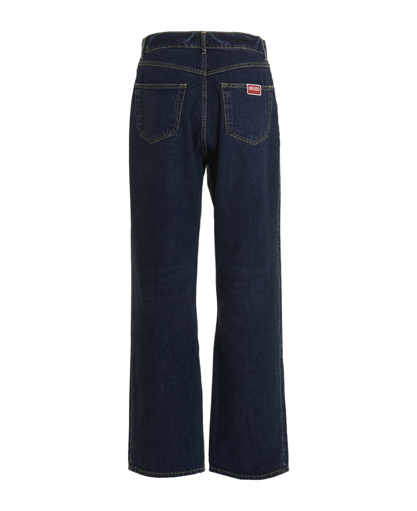 Kenzo 'darkstone Suisen Relaxed Jeans - Blue