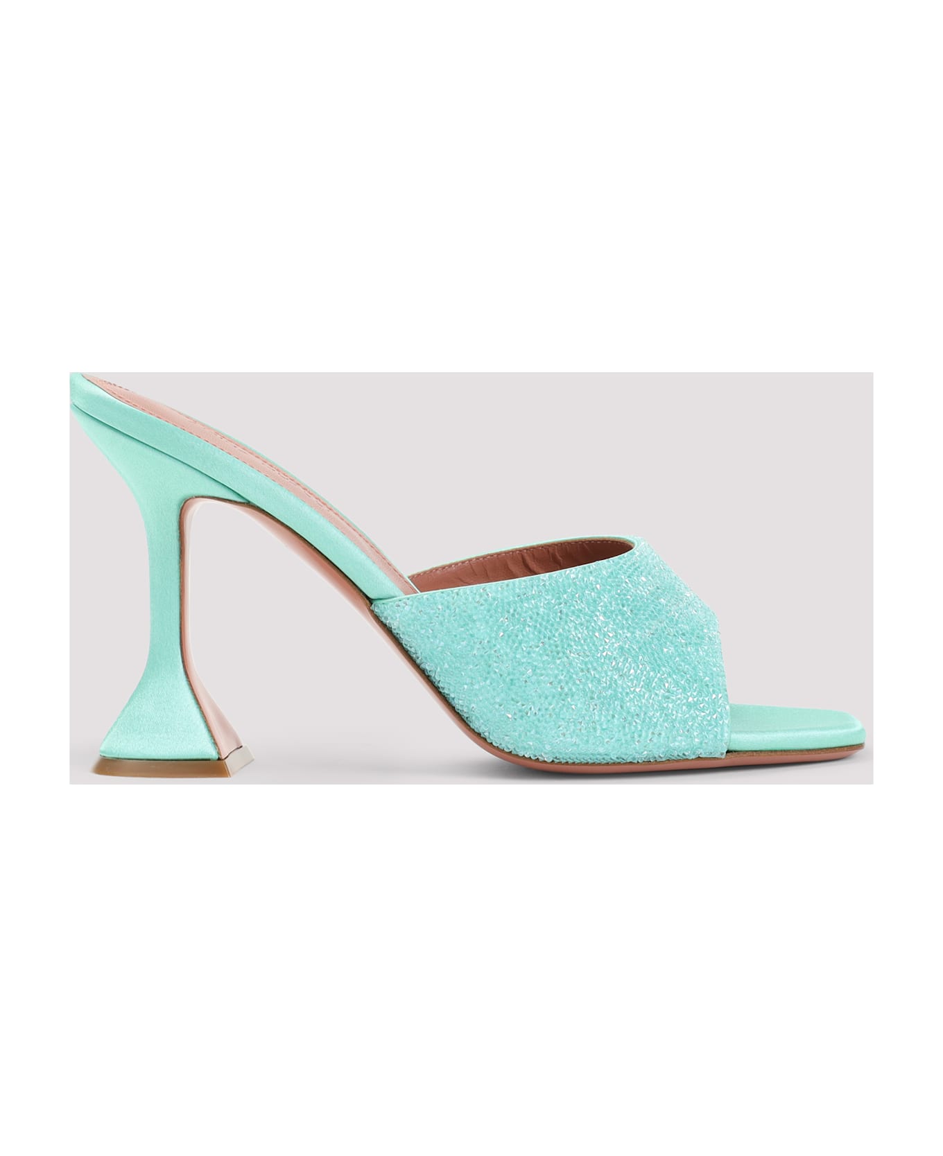 サンダル・ミュール AMINA MUADDI Amina Muaddi Lupita Crystal Dust 95 Sandals Amina Muaddi Lupita Crystal Dust 95 Sandals | italist