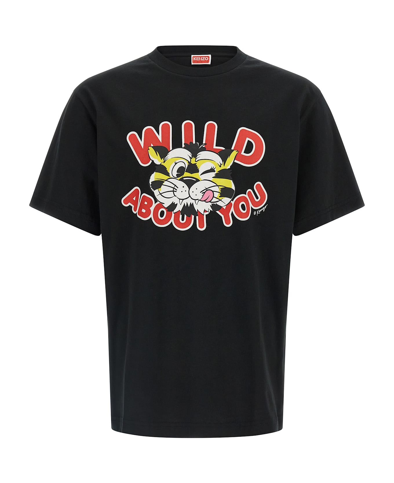 Kenzo 'wild Tiger' T-shirt - Black  