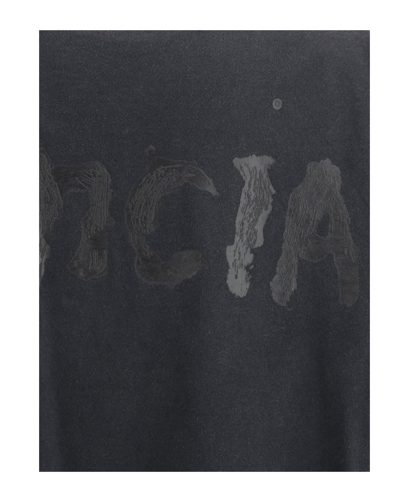 Balenciaga Oversized T-shirt - Faded Washed Black