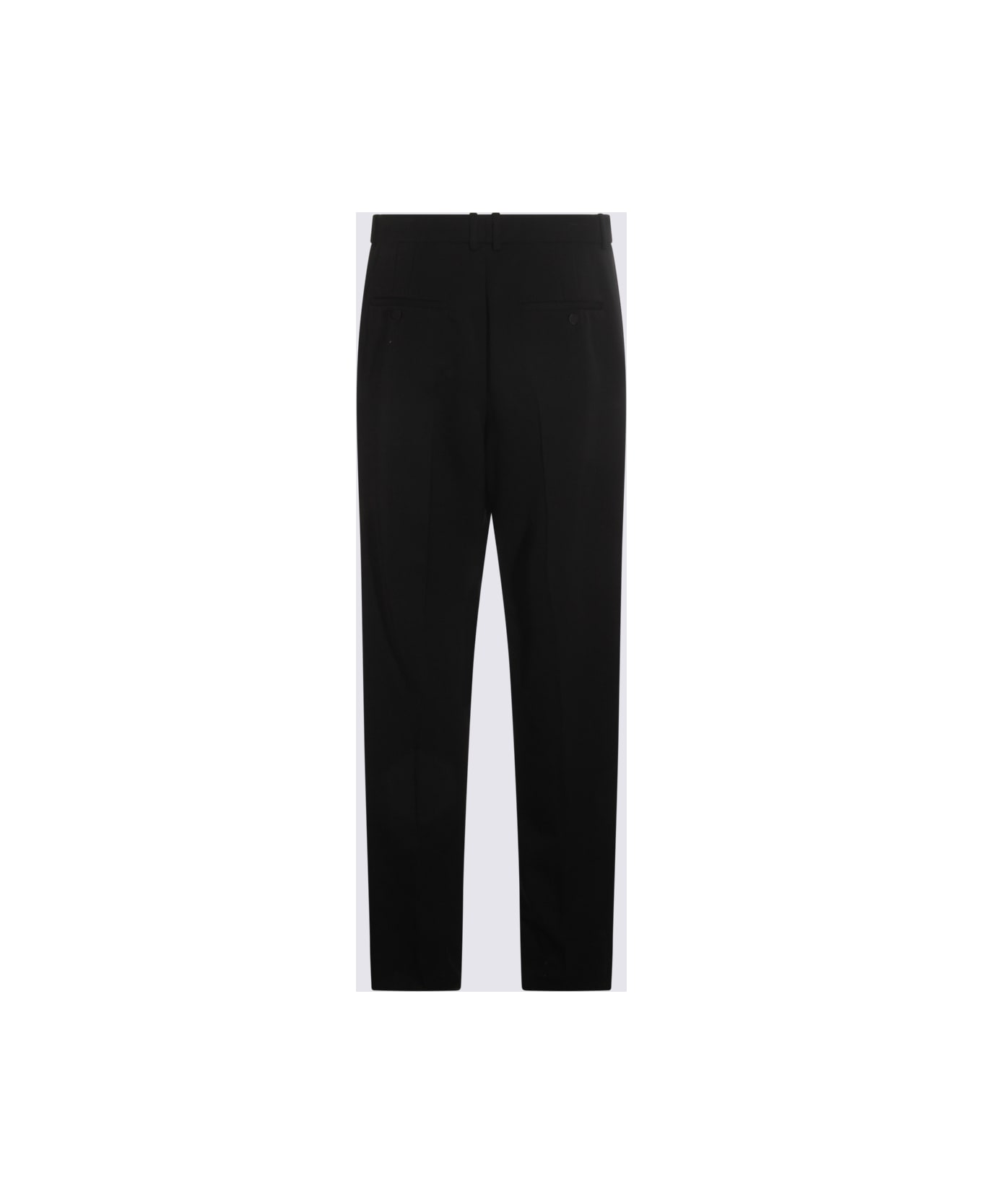 Saint Laurent Black Wool Pants - Black