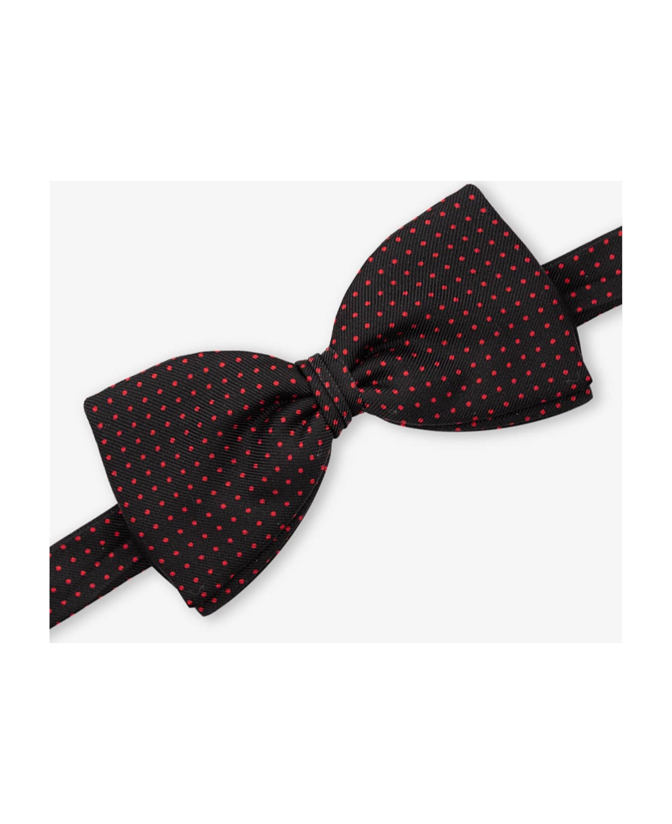 Larusmiani Bow Tie 'pois' Tie - Red ネクタイ
