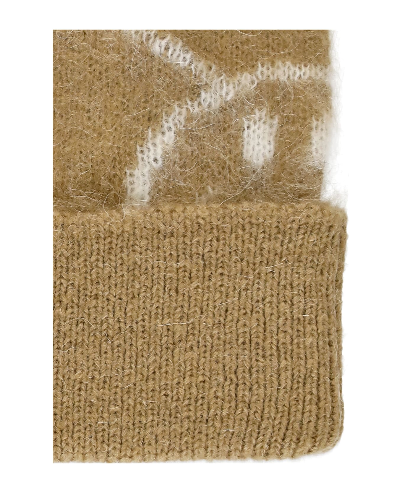 Joshua Sanders Beanie Cap With Smiley Logo - Beige