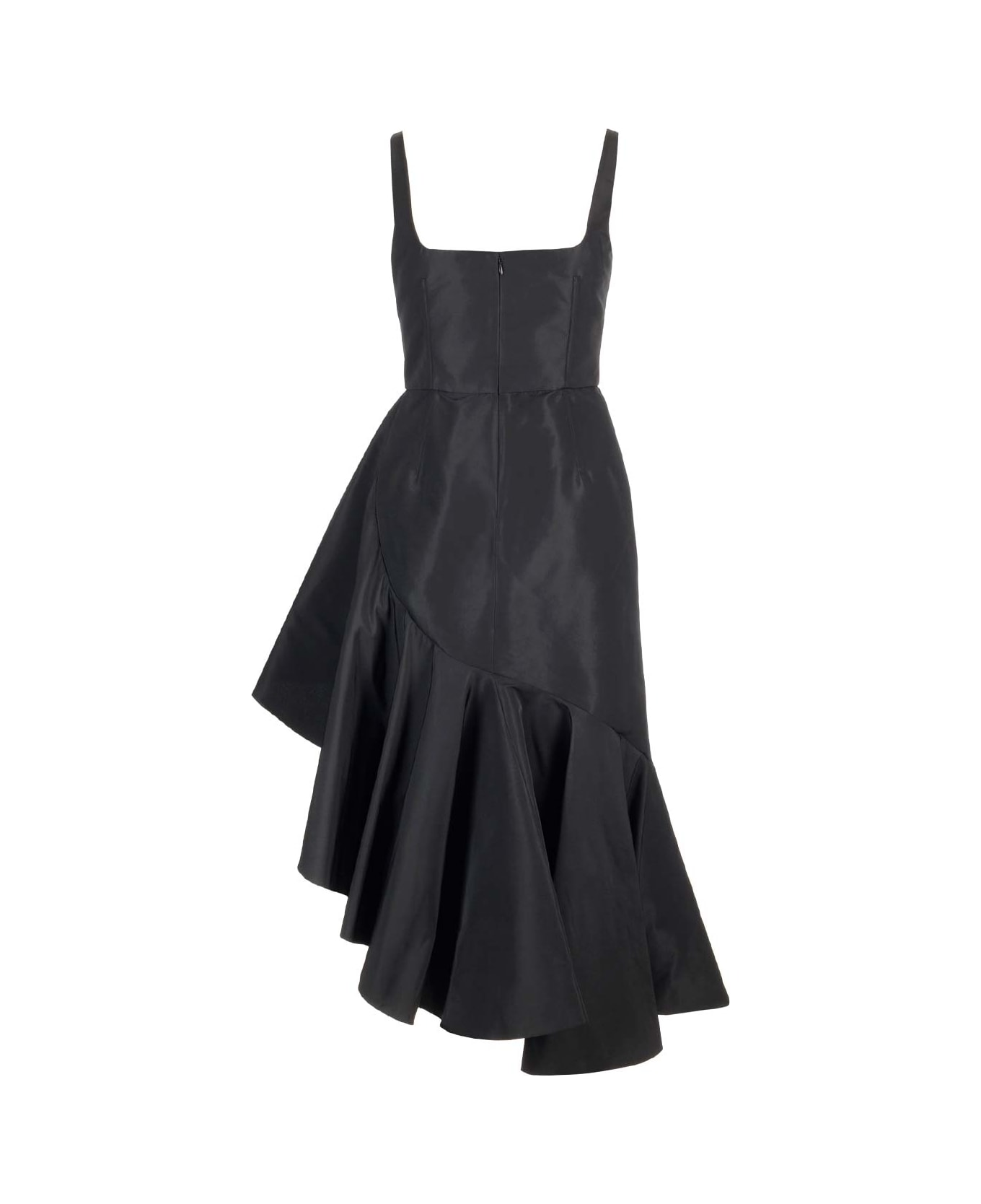 Alexander McQueen Day Dress Sustainable Polyfaille - Black
