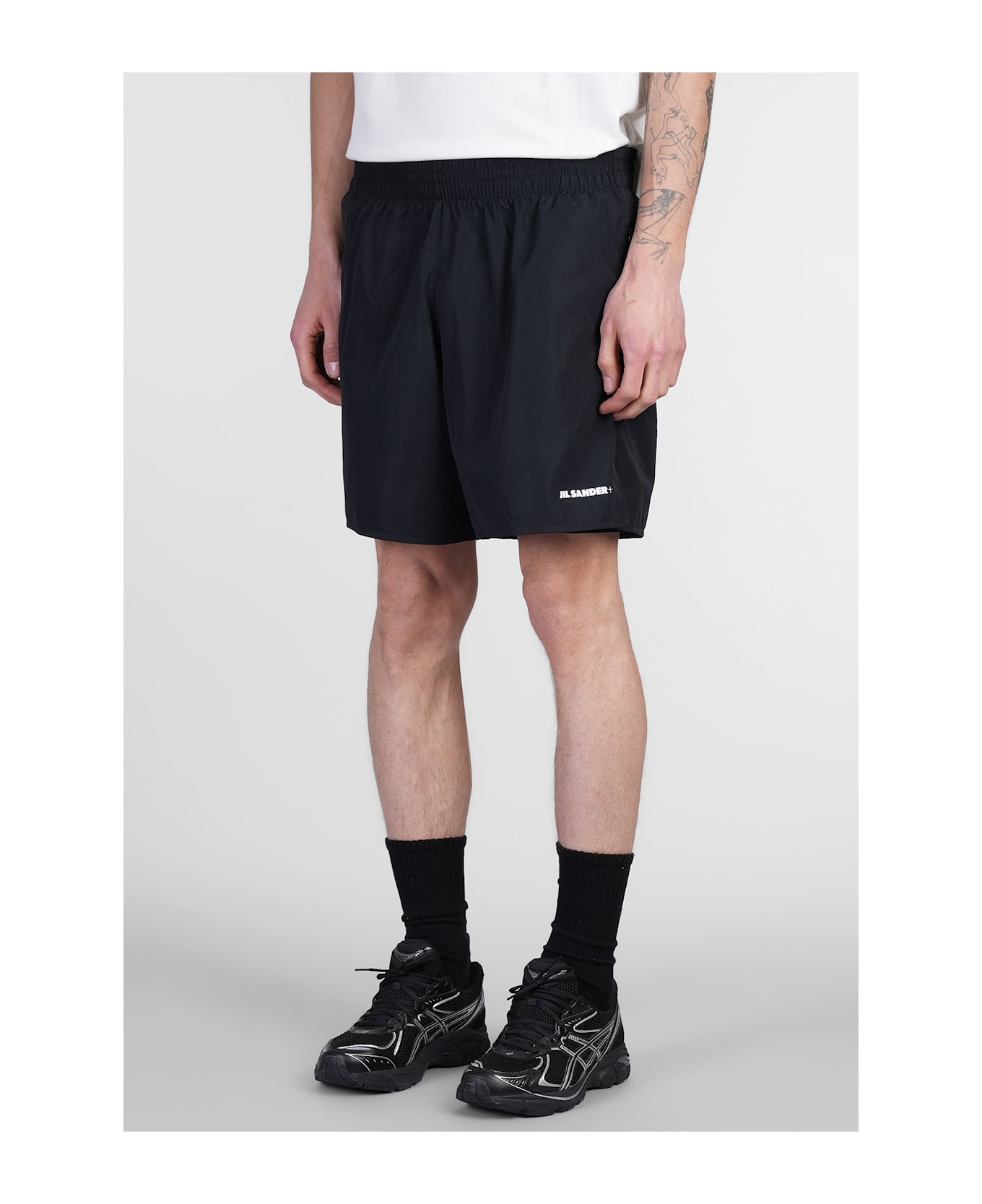 Jil Sander Shorts In Black Polyester - black