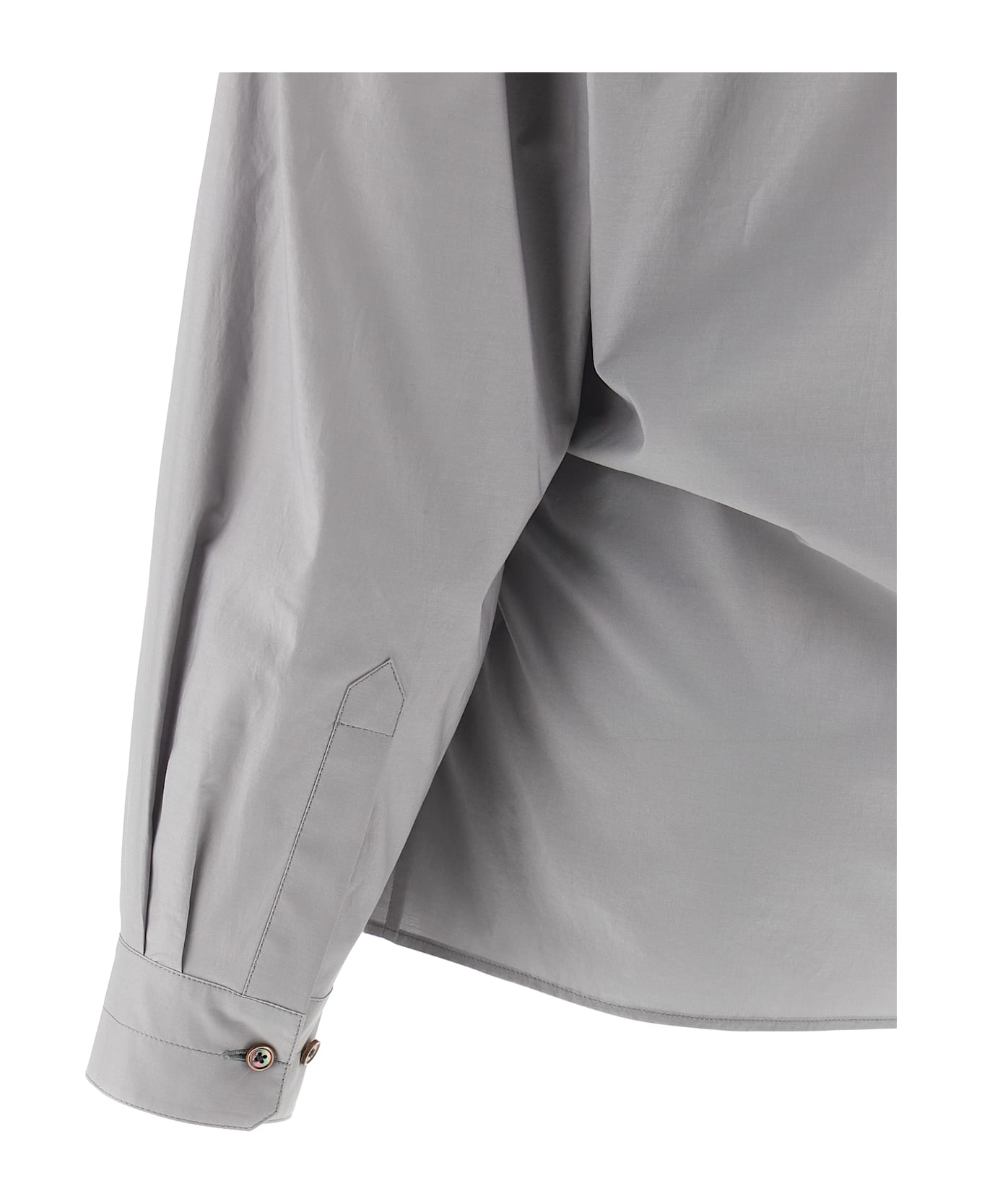 Lemaire 
straight Collar Twisted
 Shirt - Gray