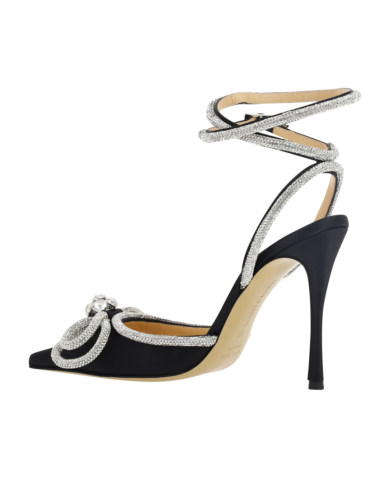 Mach & Mach♦サテンサンダル 140mm Mach & Mach♢サテンサンダル 140mm Strappy Designer Heels