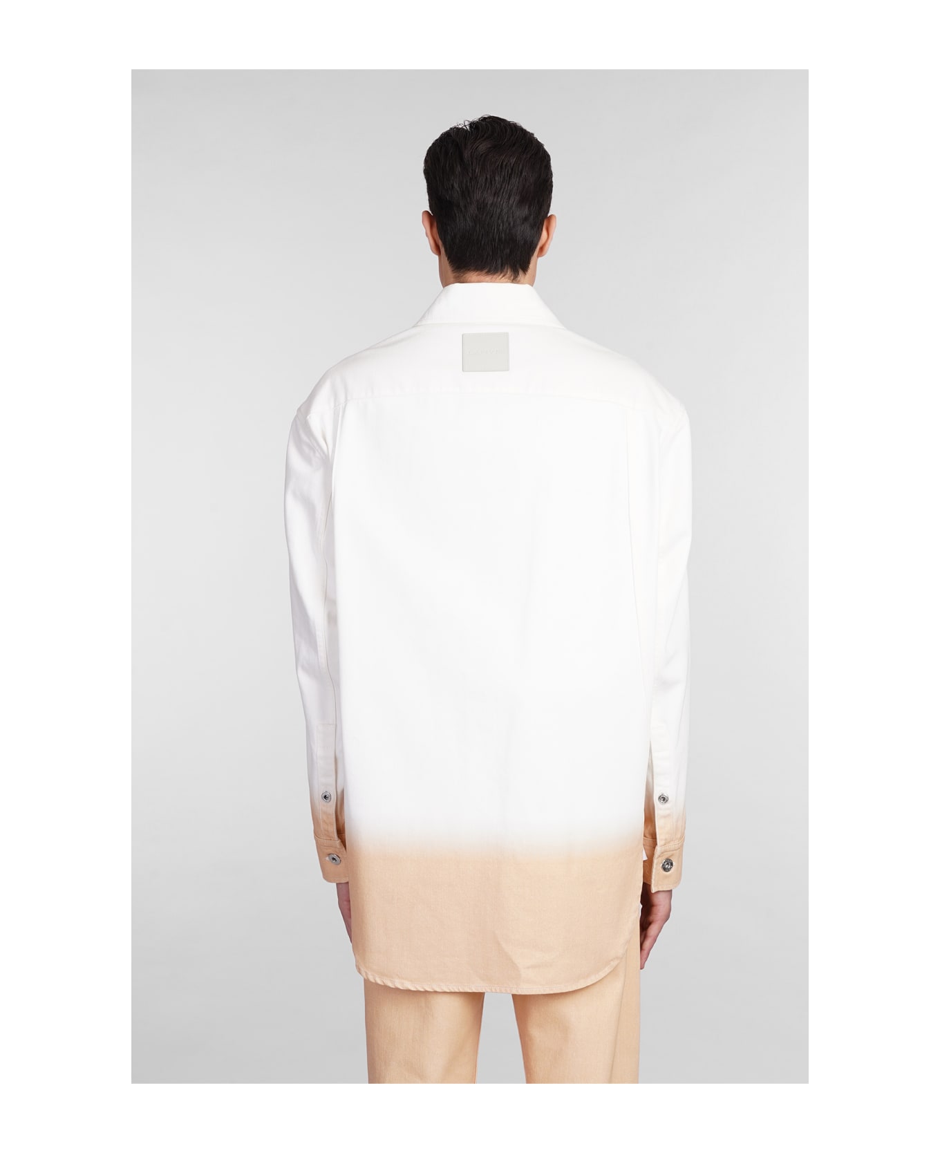 Lanvin Denim Jackets In White Cotton - white