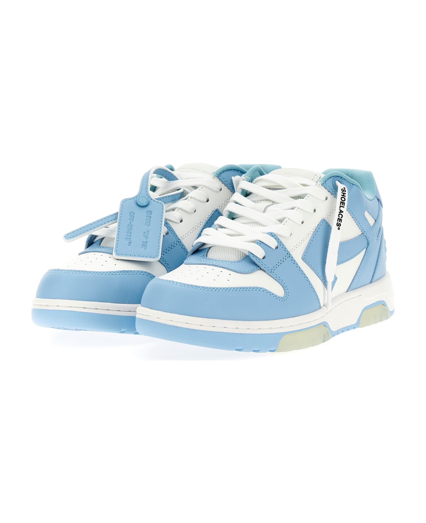 Off-White Out Of Office Sneakers - WHITE/LIGHT BLUE